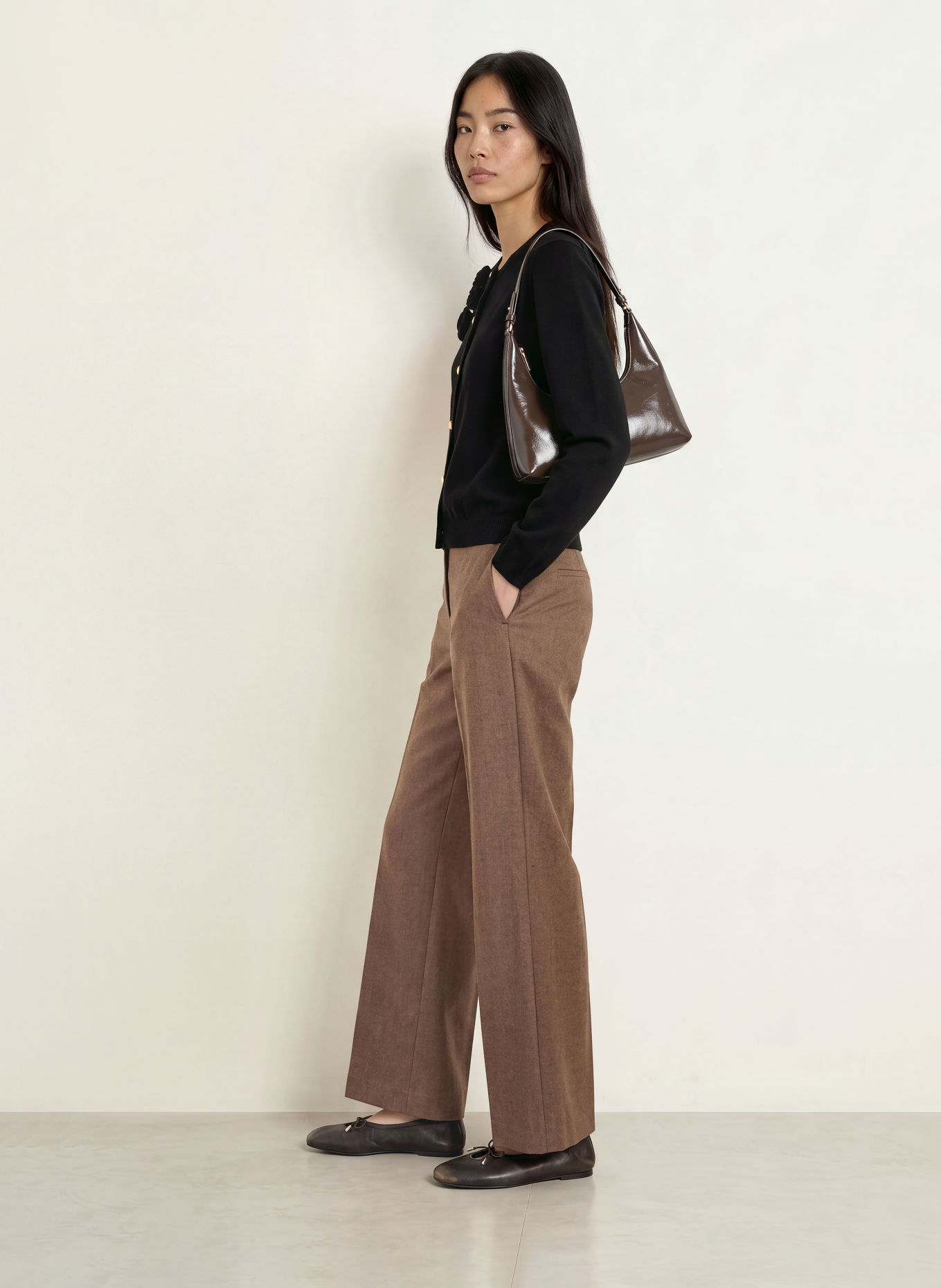 MORE & MORE Cardigan: BLACK