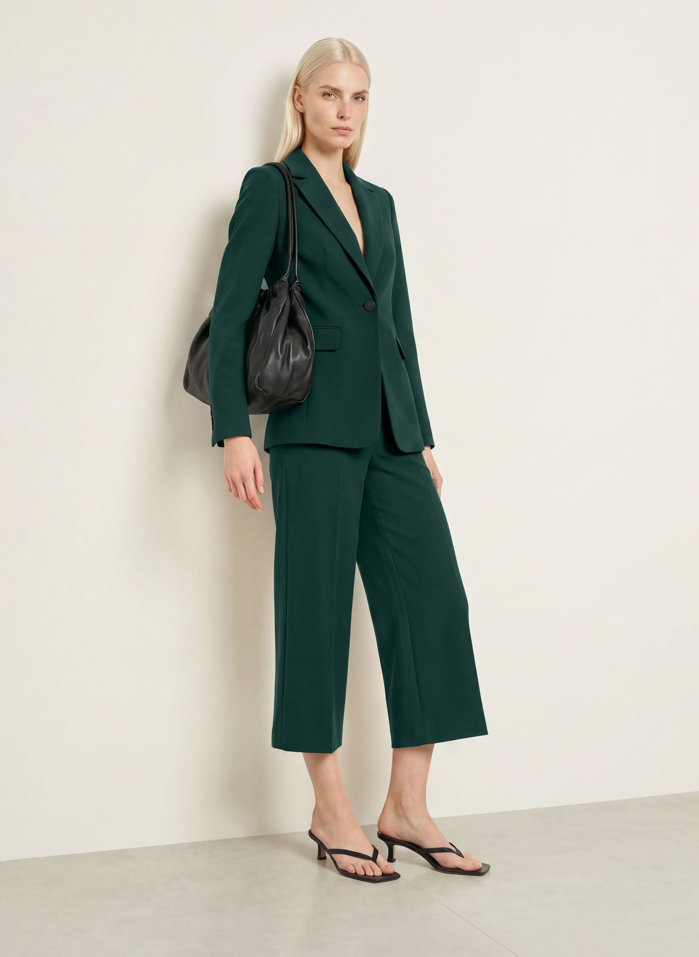 MORE & MORE Blazer: DUNKELGRÜN