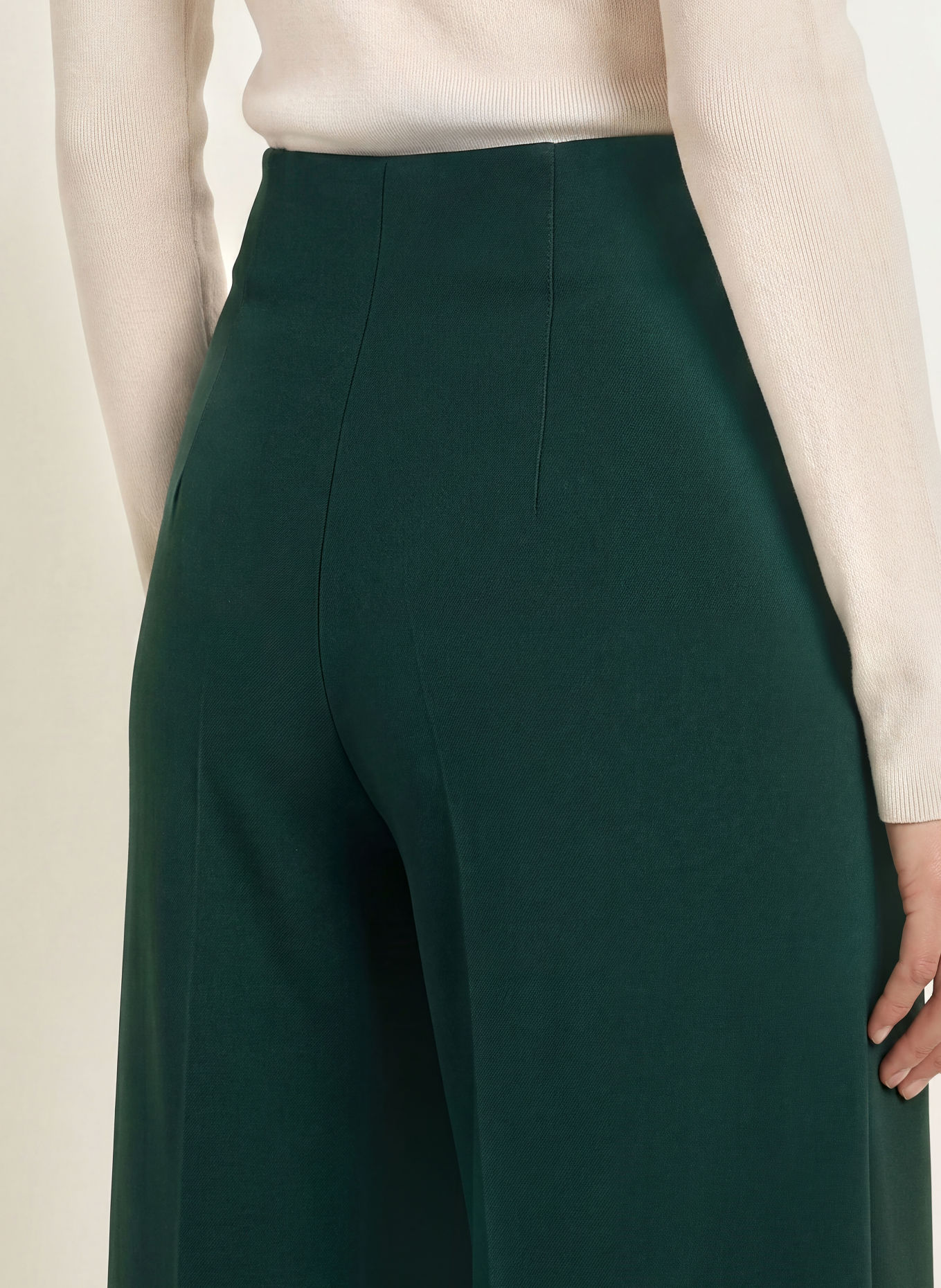 MORE & MORE Culotte: DONKERGROEN