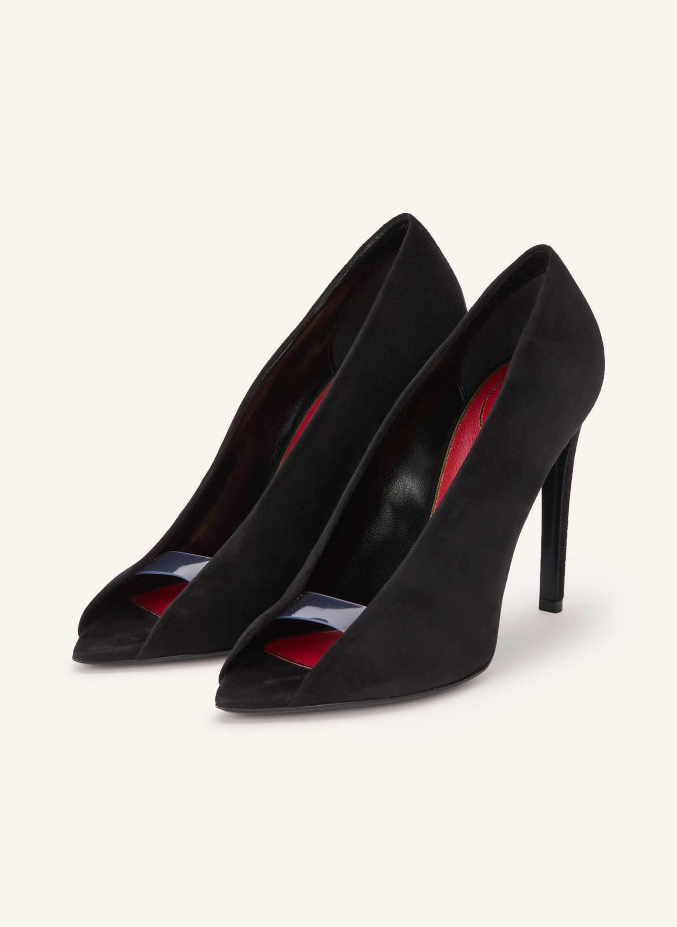 VALENTINO GARAVANI RÉVÉLÉ Peep-toes Pumps: BLACK