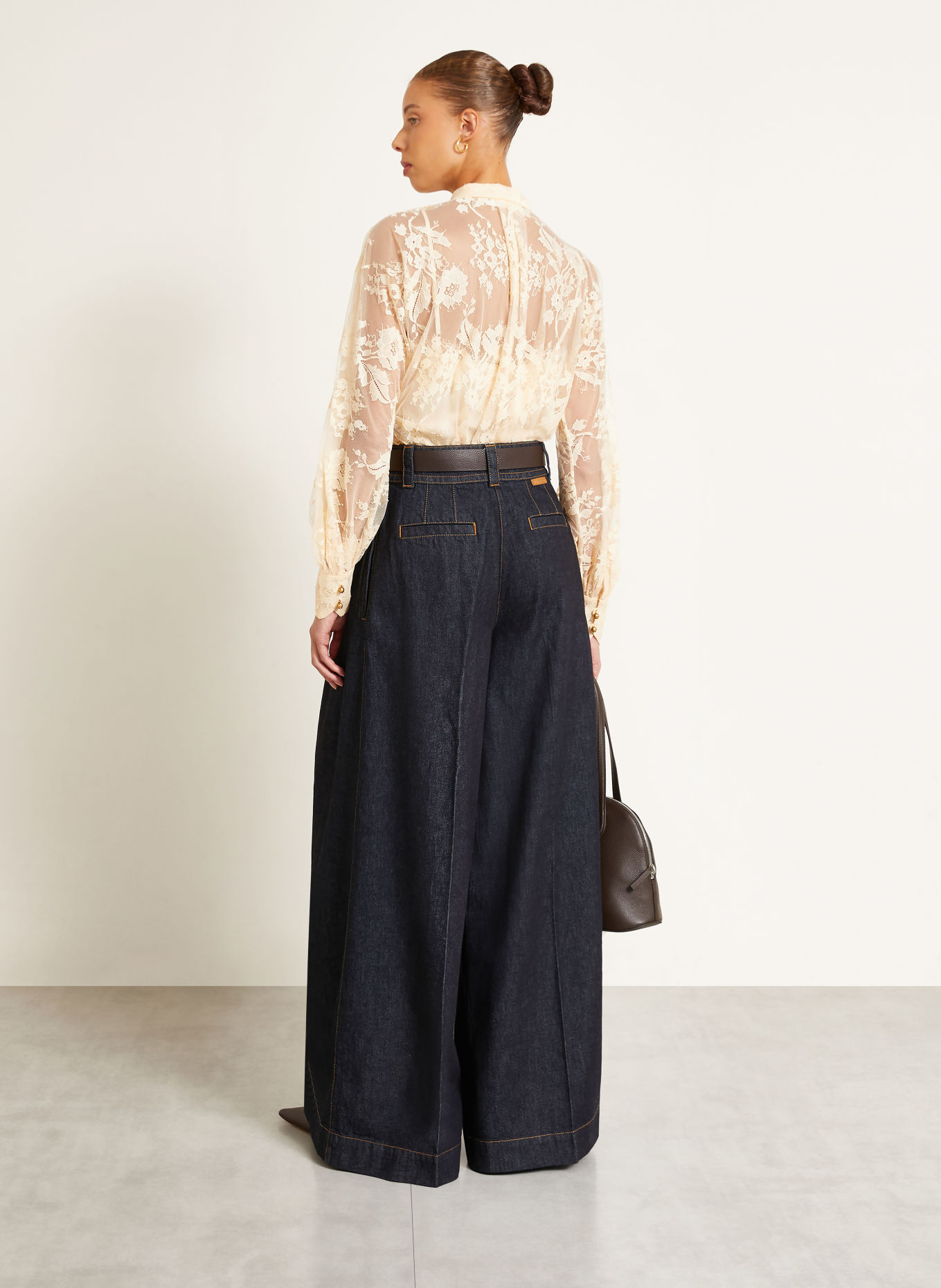 ZIMMERMANN Wide-Leg jeans VALIANT: ONXB Onyx Blue