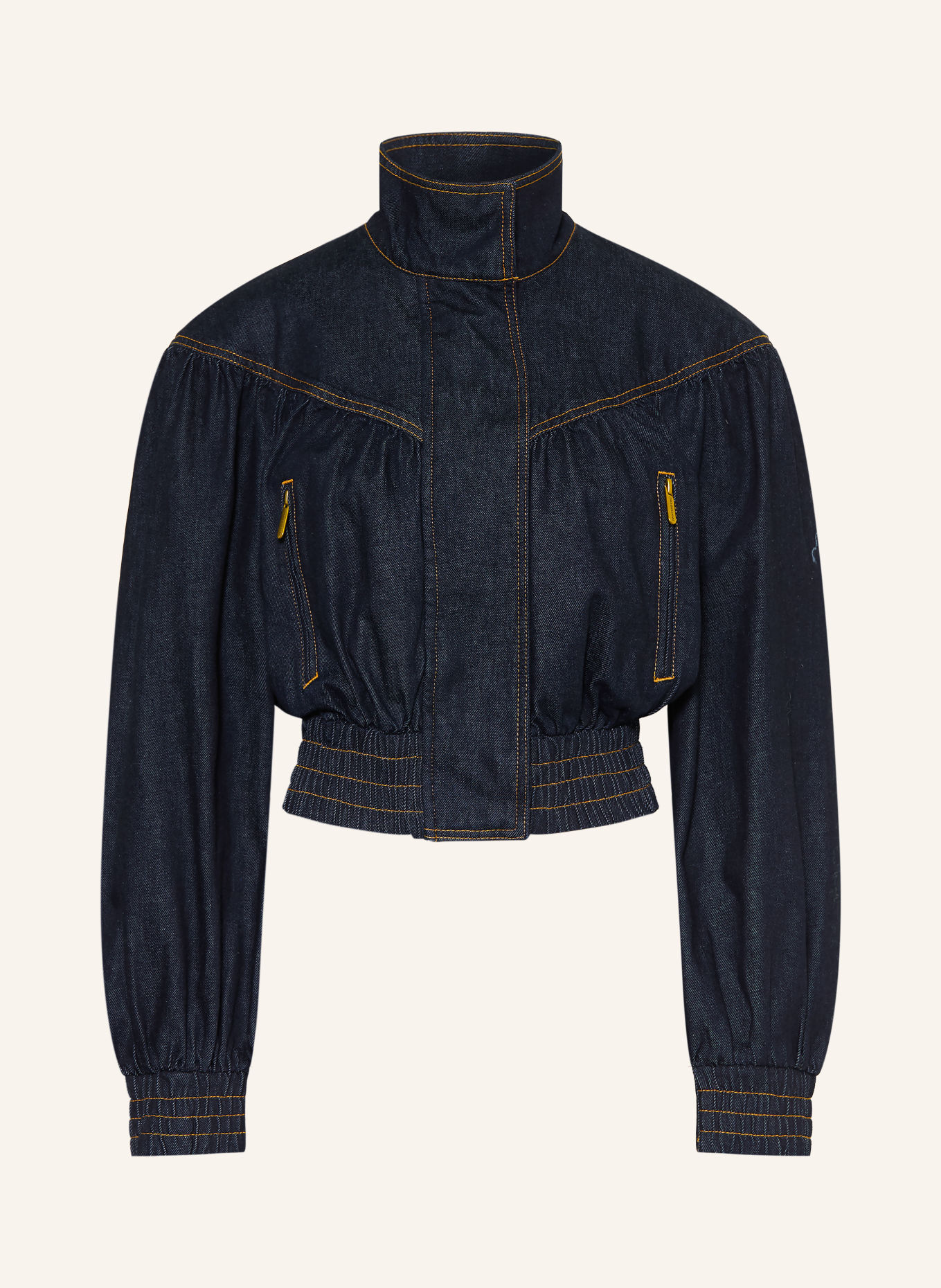 ZIMMERMANN Denim jacket: DARK BLUE