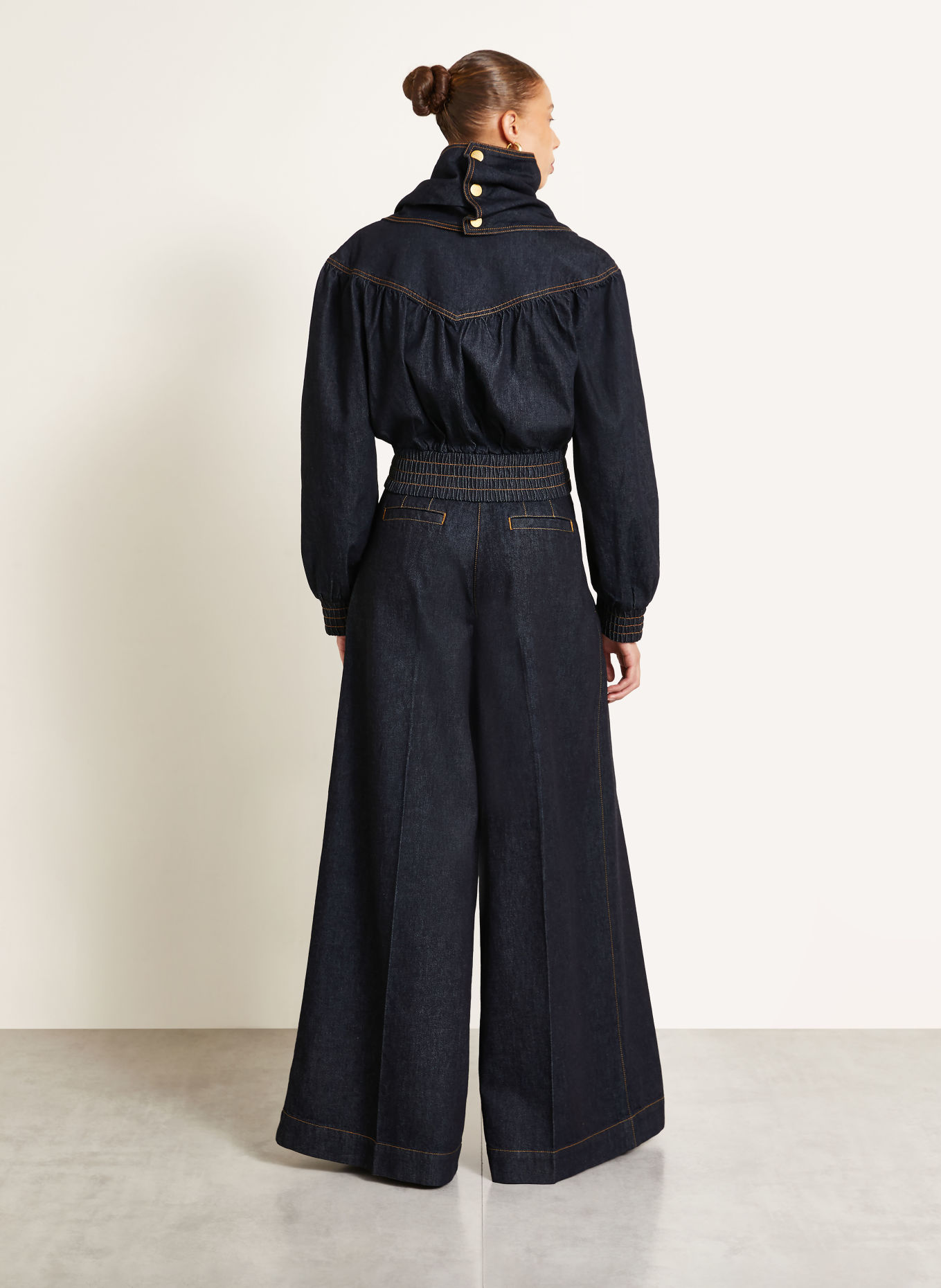 ZIMMERMANN Denim jacket: DARK BLUE