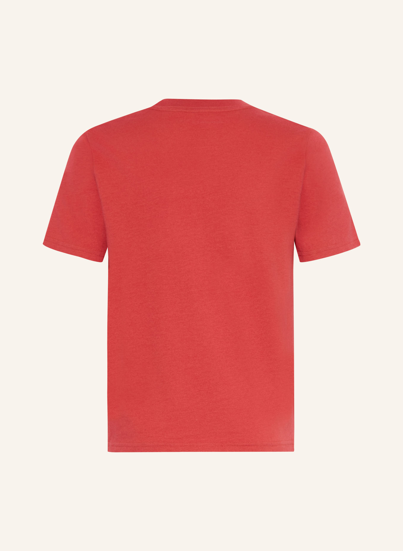 Abercrombie & Fitch T-shirt: RED / CREAM / BLACK