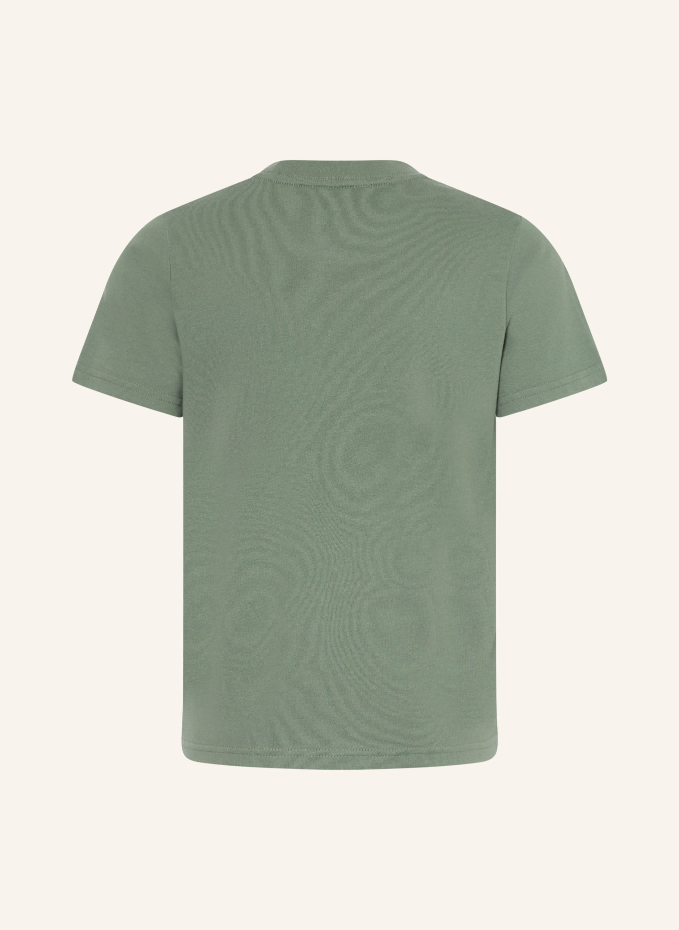 Abercrombie & Fitch T-Shirt: GRÜN / WEISS