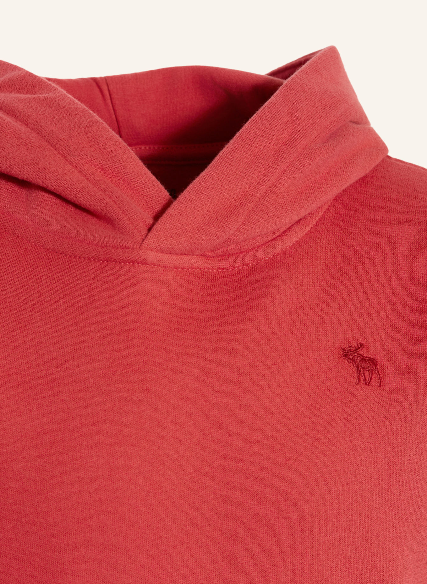 Abercrombie & Fitch Huvtröja: RÖD