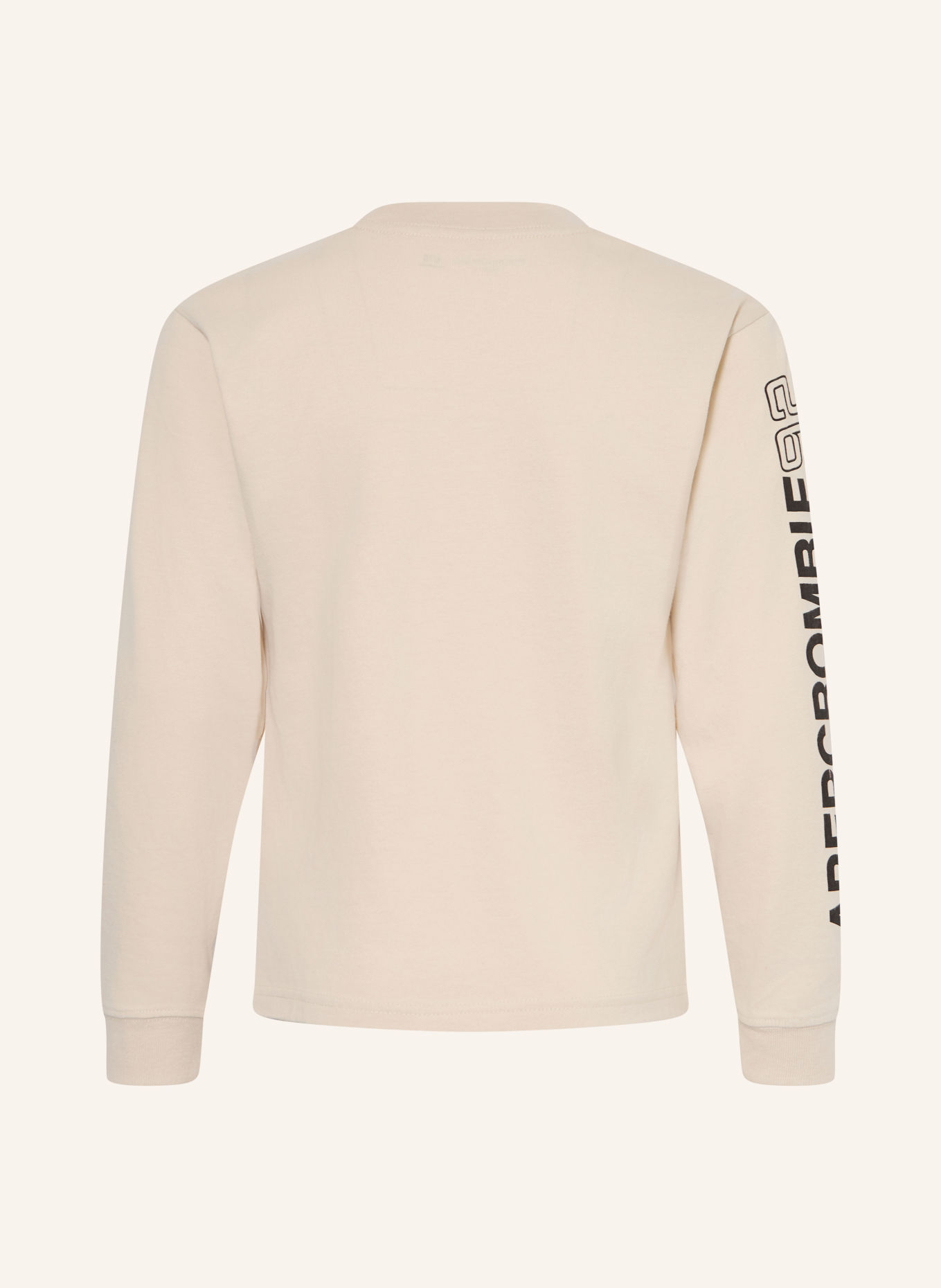 Abercrombie & Fitch Longsleeve: CREME / GRAU / SCHWARZ