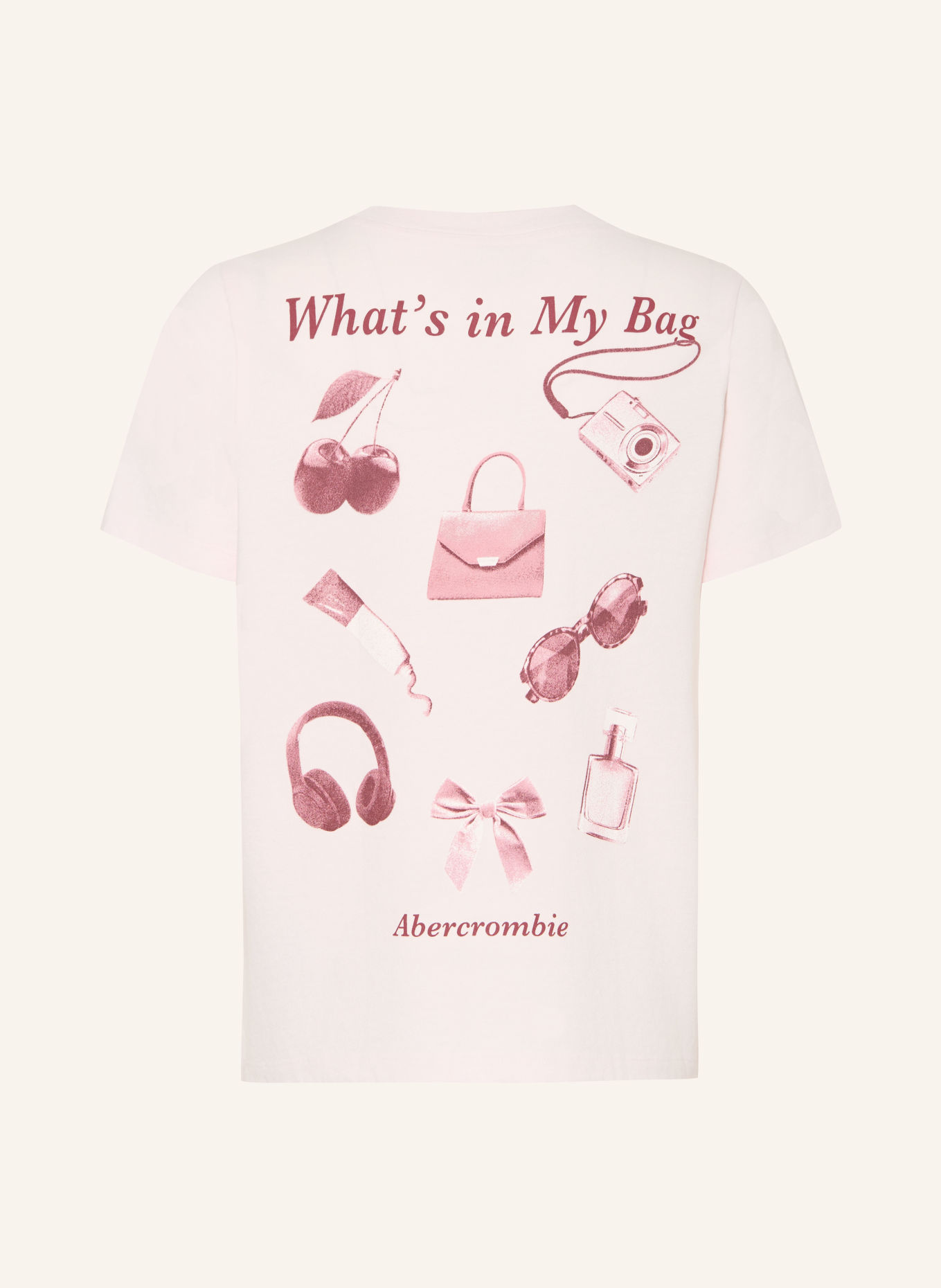 Abercrombie & Fitch T-Shirt: HELLROSA / ROSA