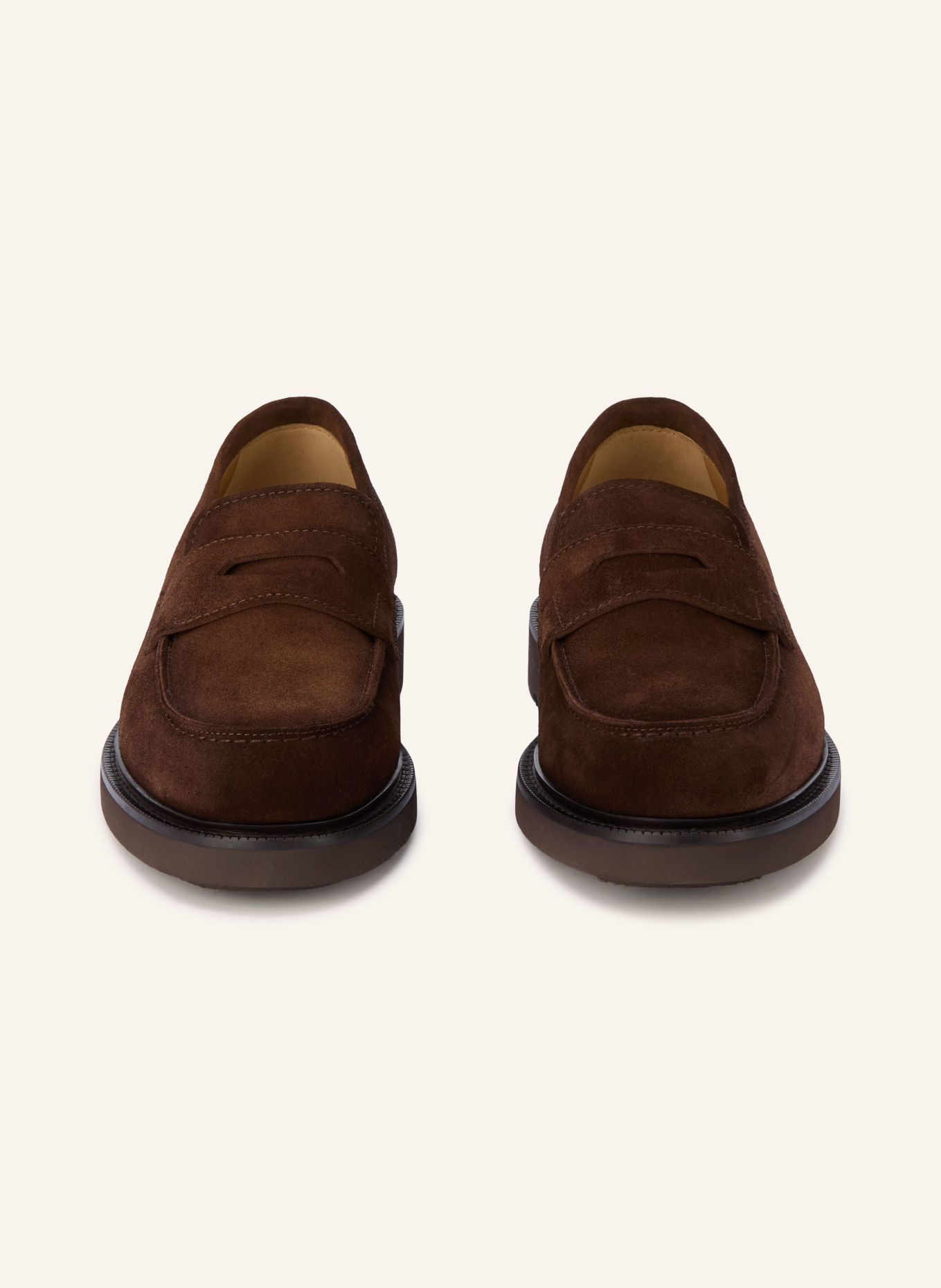 HENDERSON Penny loafer: DARK BROWN