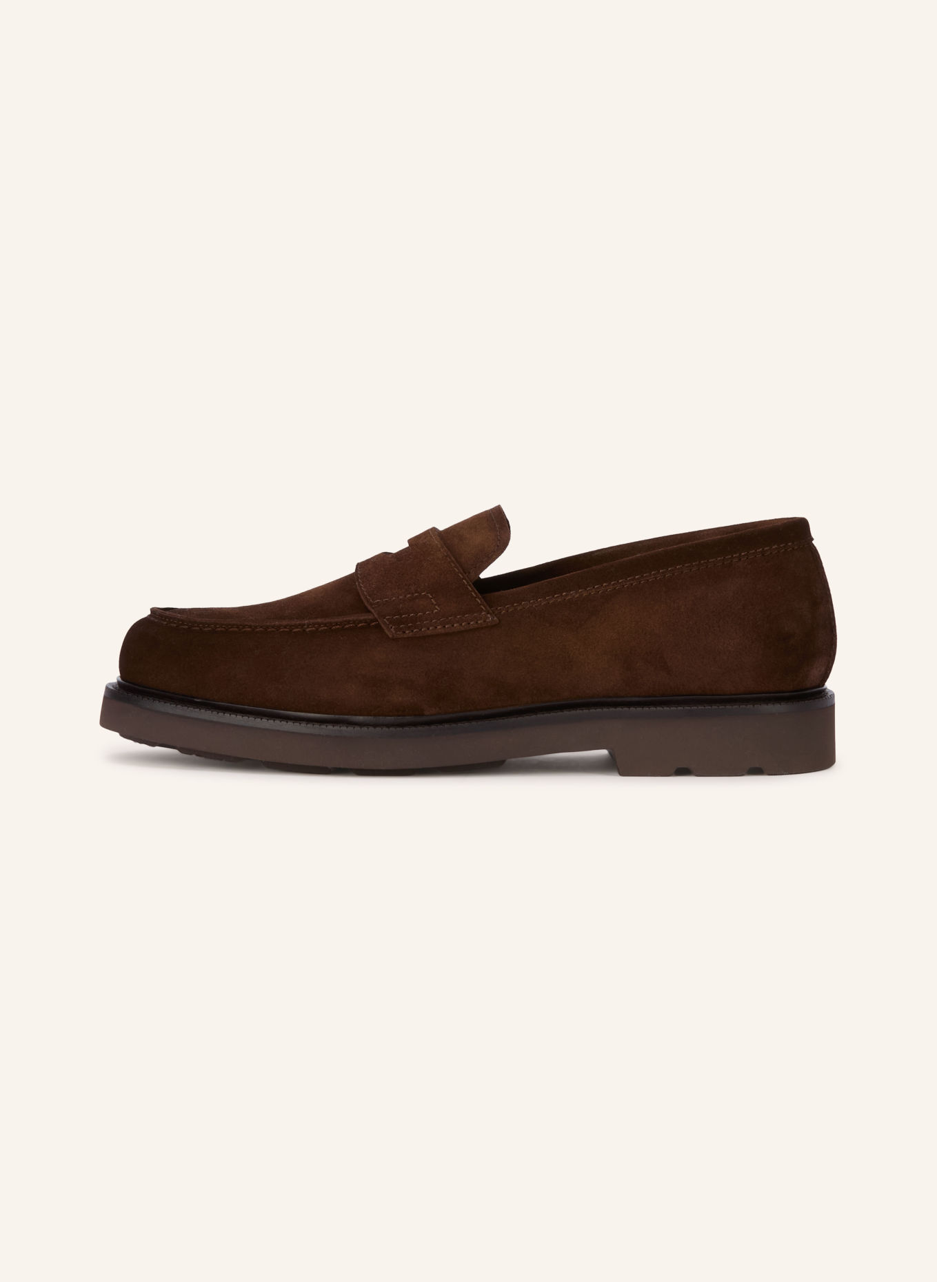 HENDERSON Penny loafer: DARK BROWN