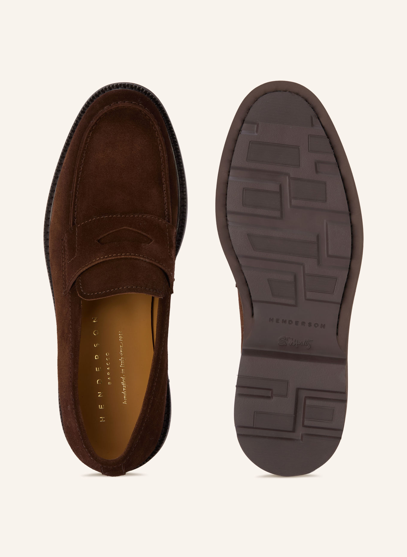 HENDERSON Penny loafer: DARK BROWN