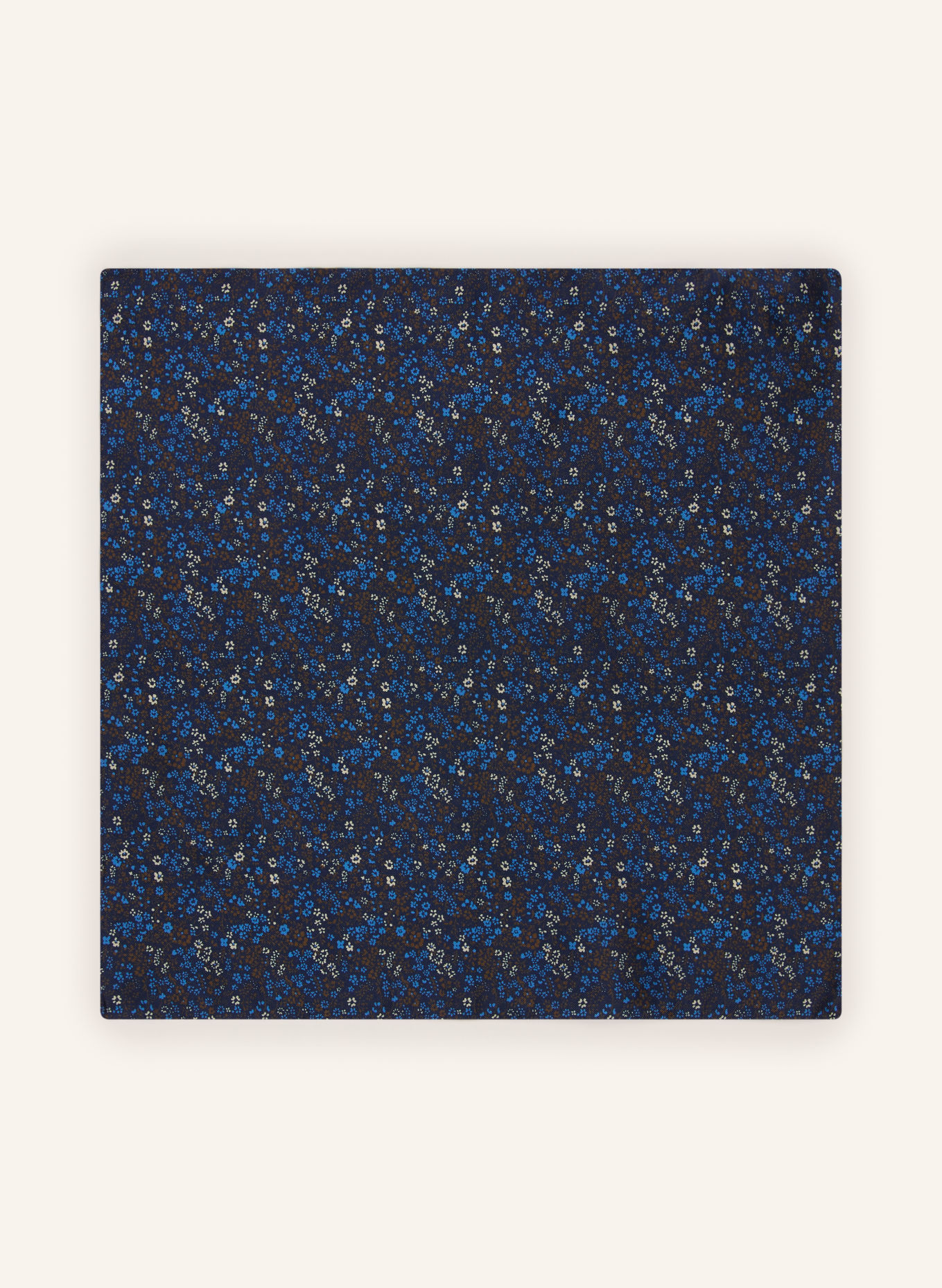 Blick Pochet: DONKERBLAUW / MARRON FONCÉ / BEIGE