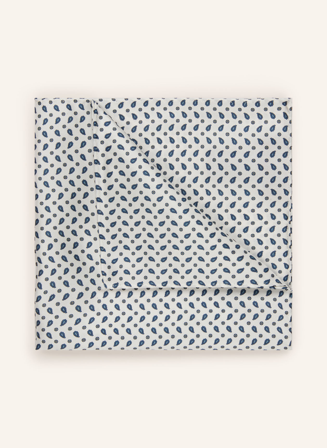 Blick Pochet: WIT / BLAUW