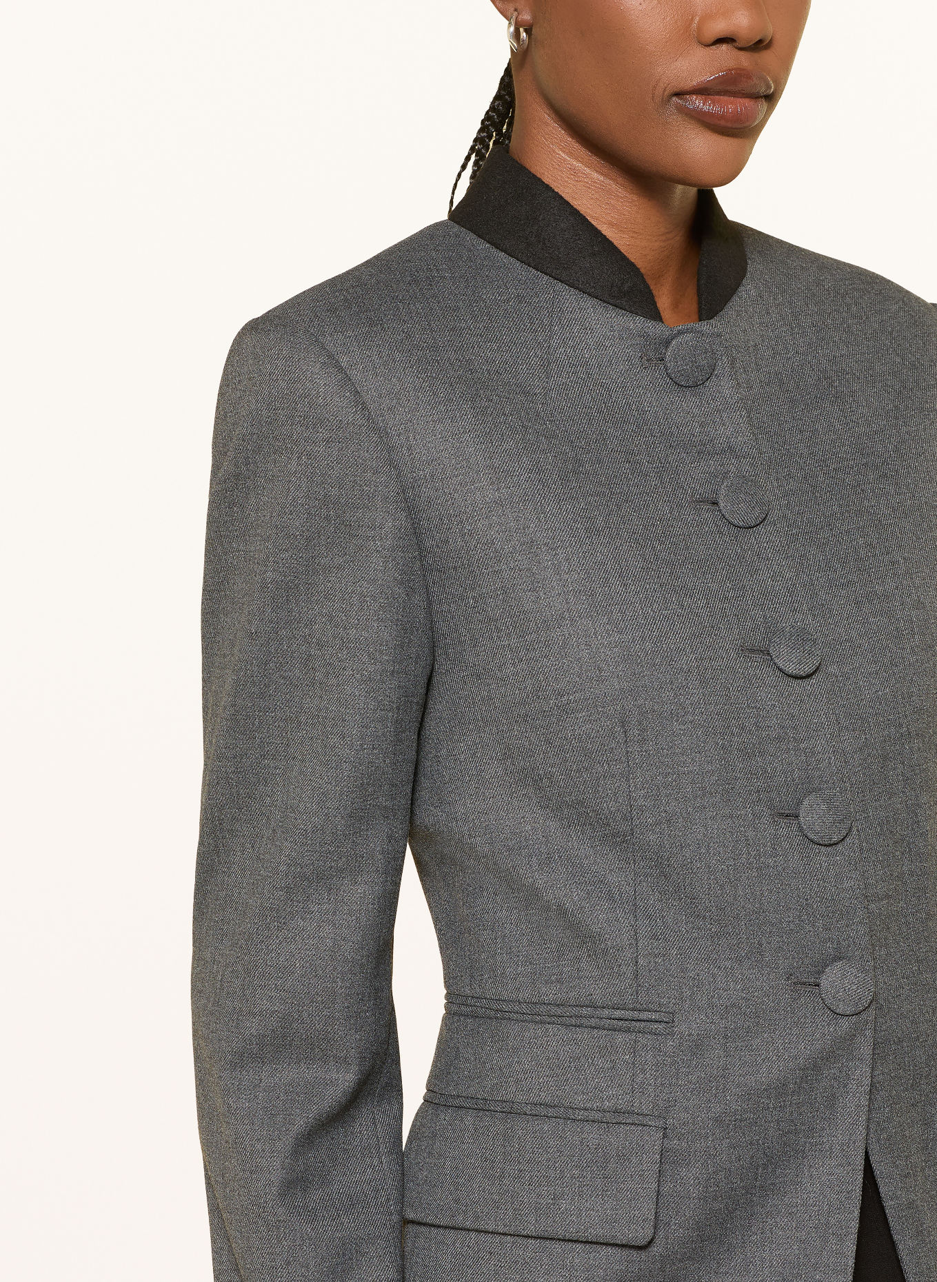 BY MALENE BIRGER Blazer CLAYE: DUNKELGRAU / SCHWARZ