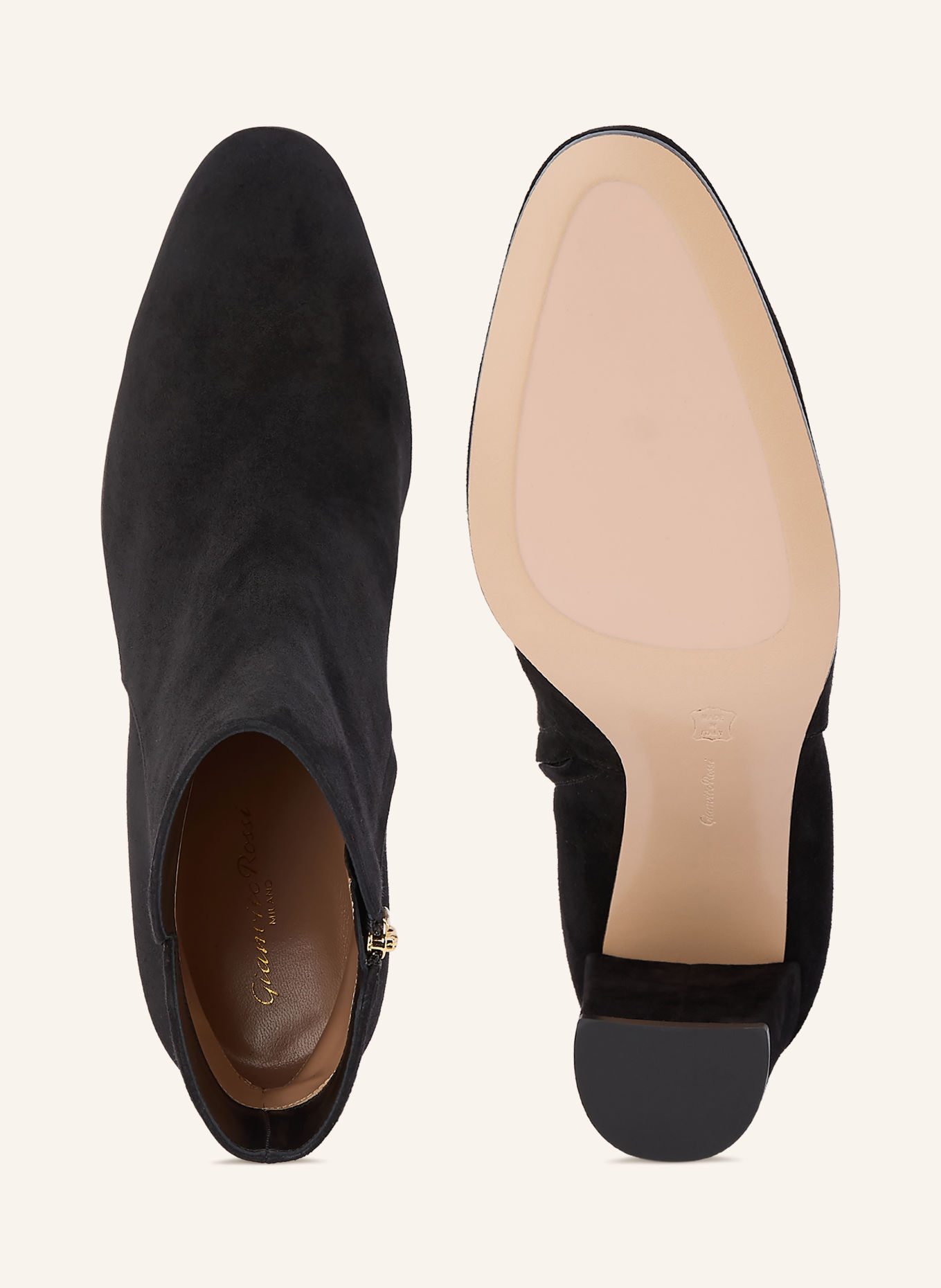 Gianvito Rossi Stiefeletten CAMOSCIO: SCHWARZ