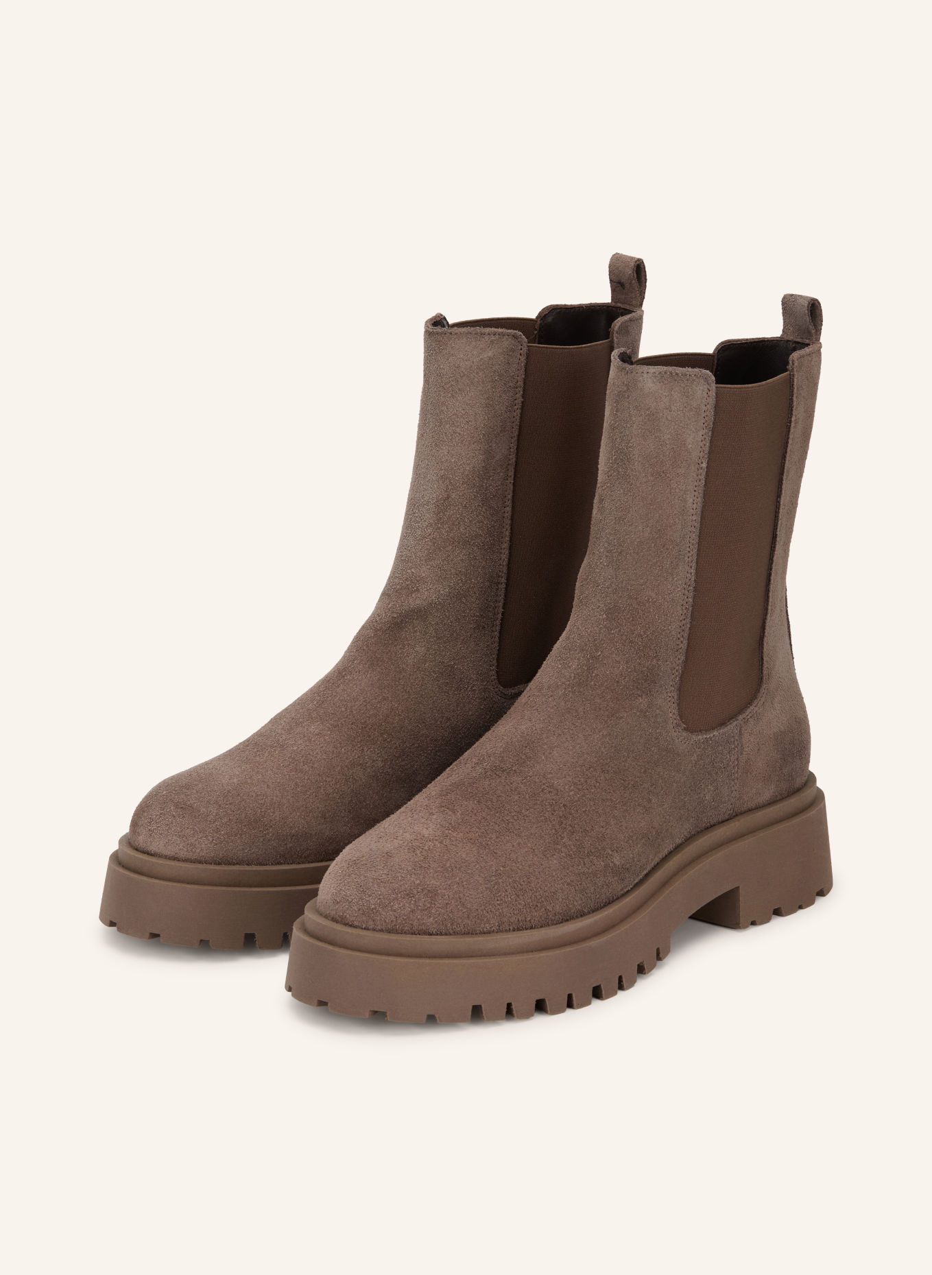 MRS & HUGS Chelsea-Boots: BRAUN