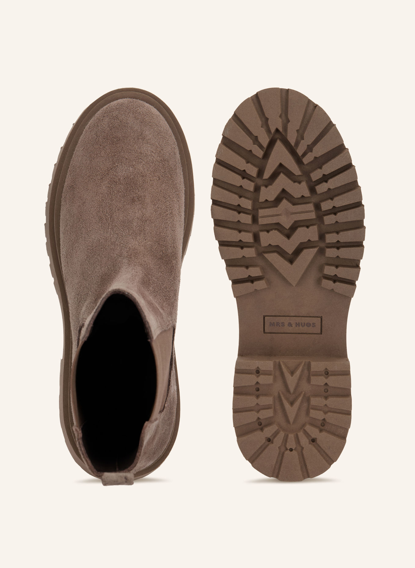 MRS & HUGS Chelsea-Boots: BRAUN