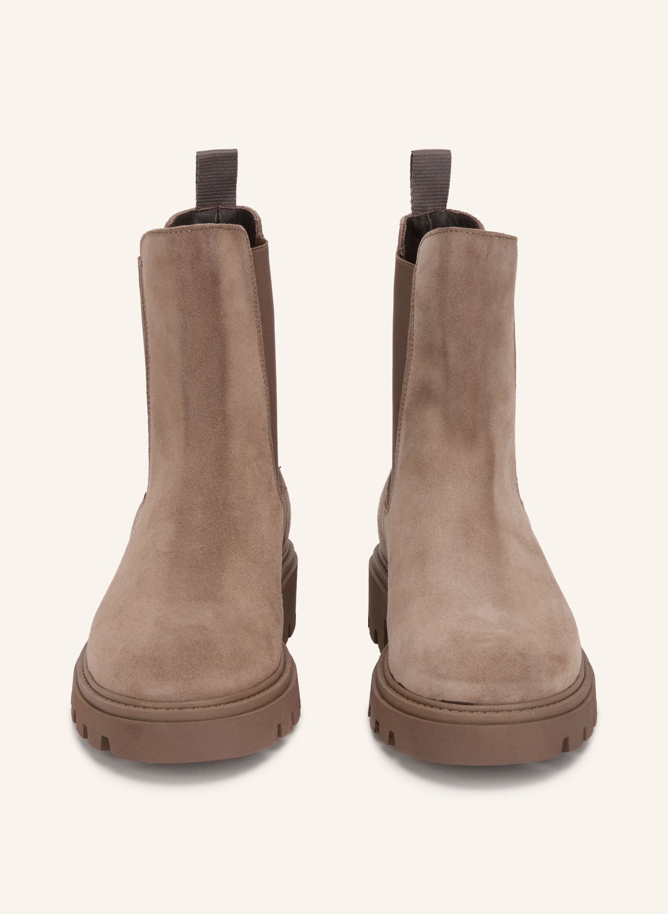 MRS & HUGS Chelsea-Boots: TAUPE