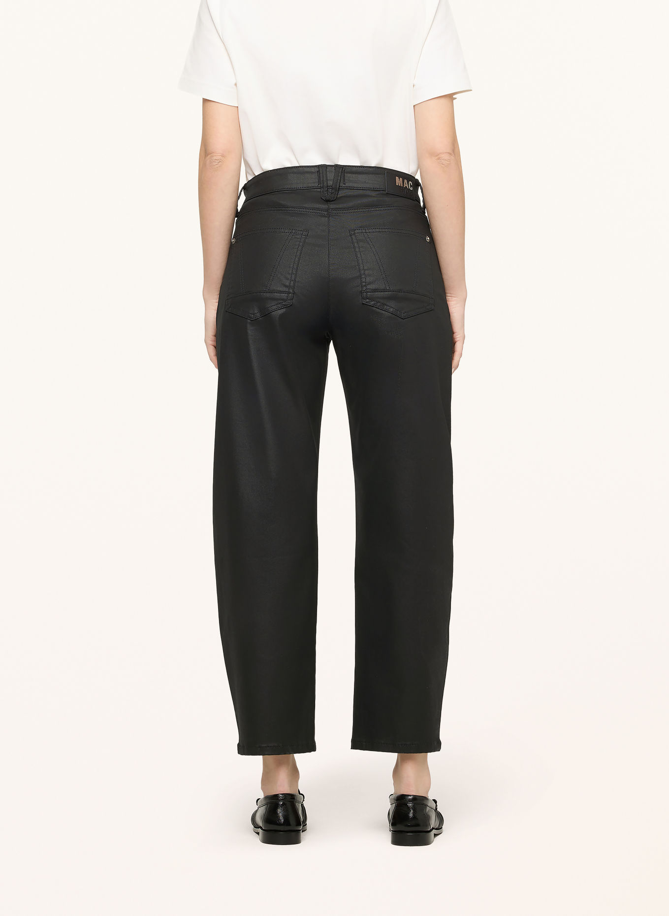 MAC DANNI Trousers: BLACK