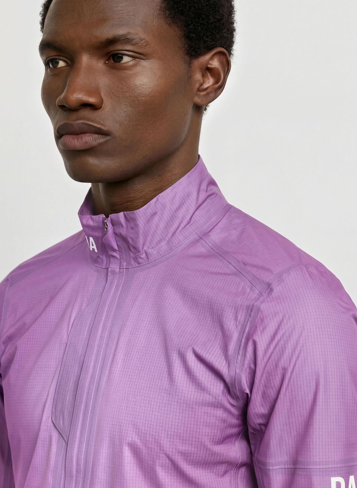 Rapha PRO TEAM GORE-TEX LIGHTWEIGHT RAIN Cycling jacket: PURPLE / WHITE