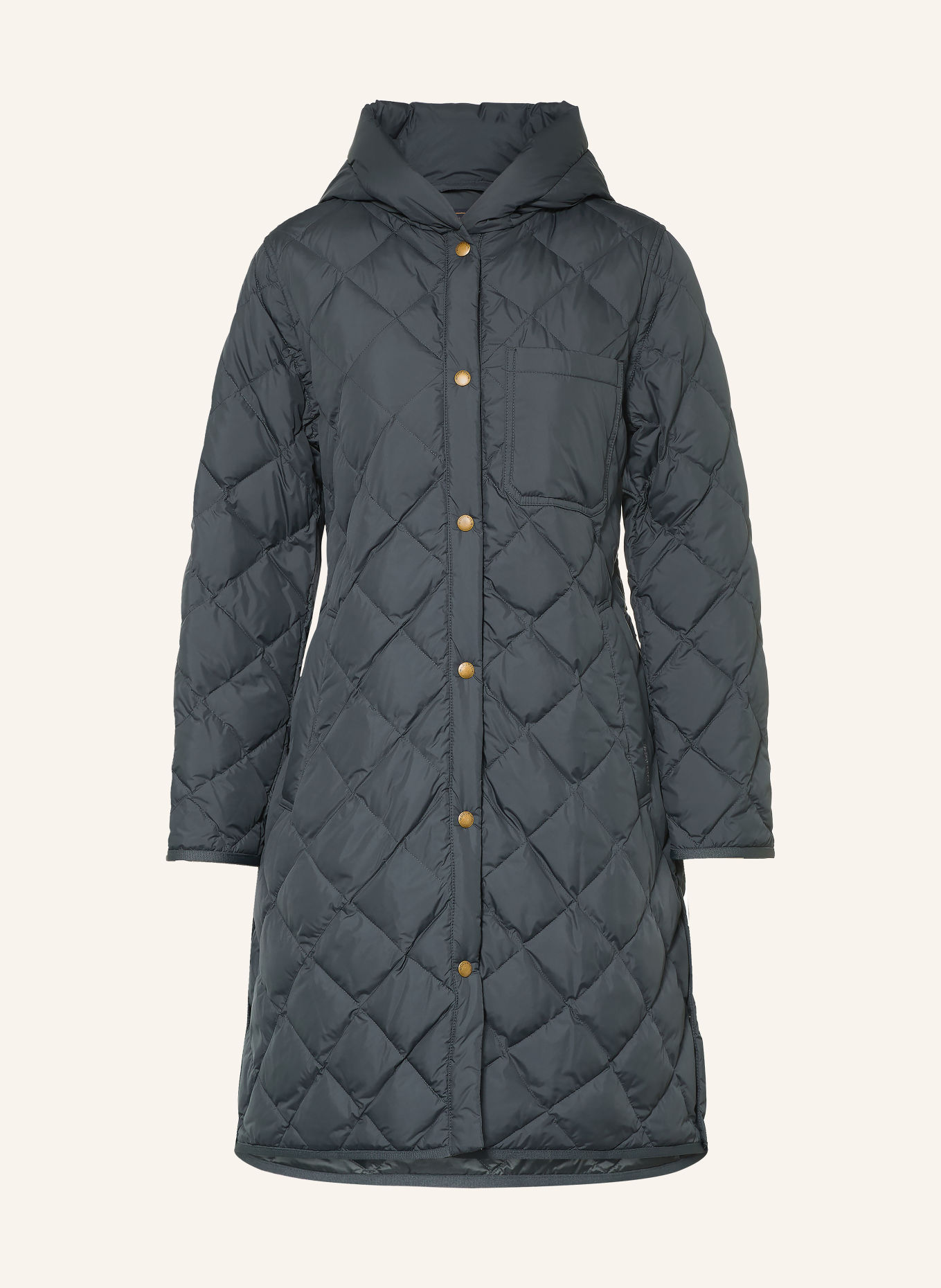 WOOLRICH Lightweight down coat: DARK GRAY