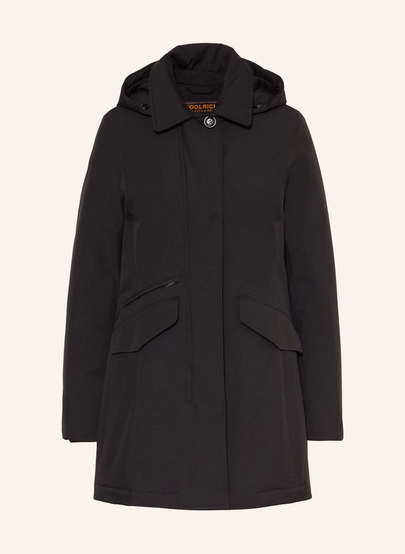 WOOLRICH Parka: SCHWARZ
