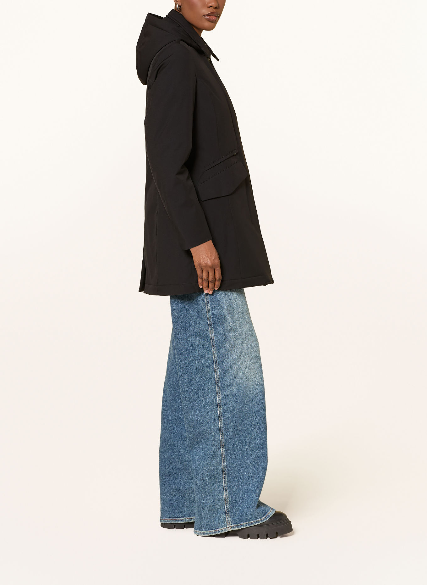 WOOLRICH Parka: SCHWARZ