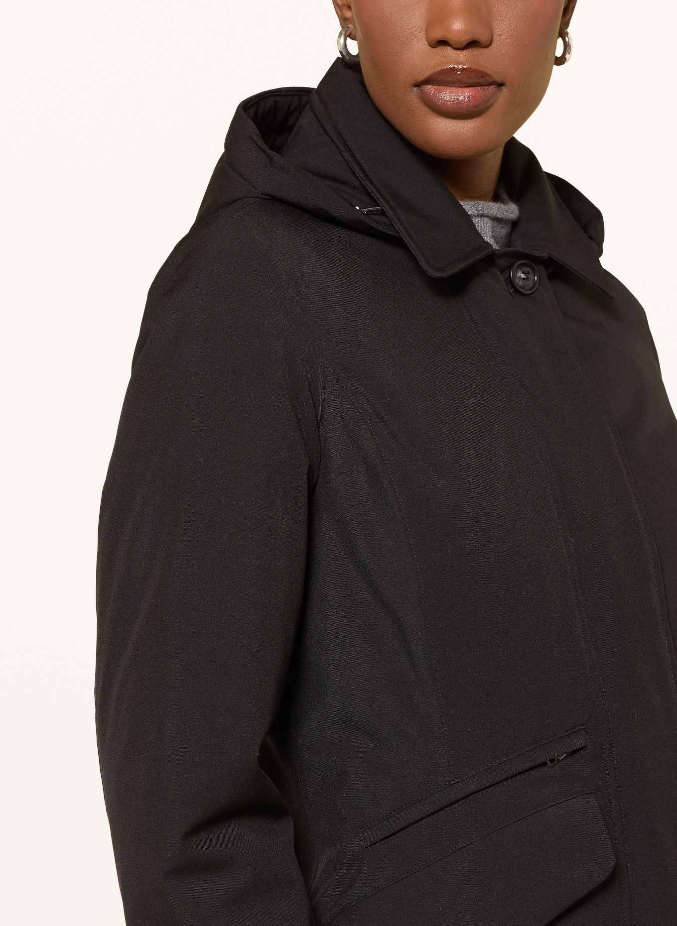 WOOLRICH Parka: SCHWARZ