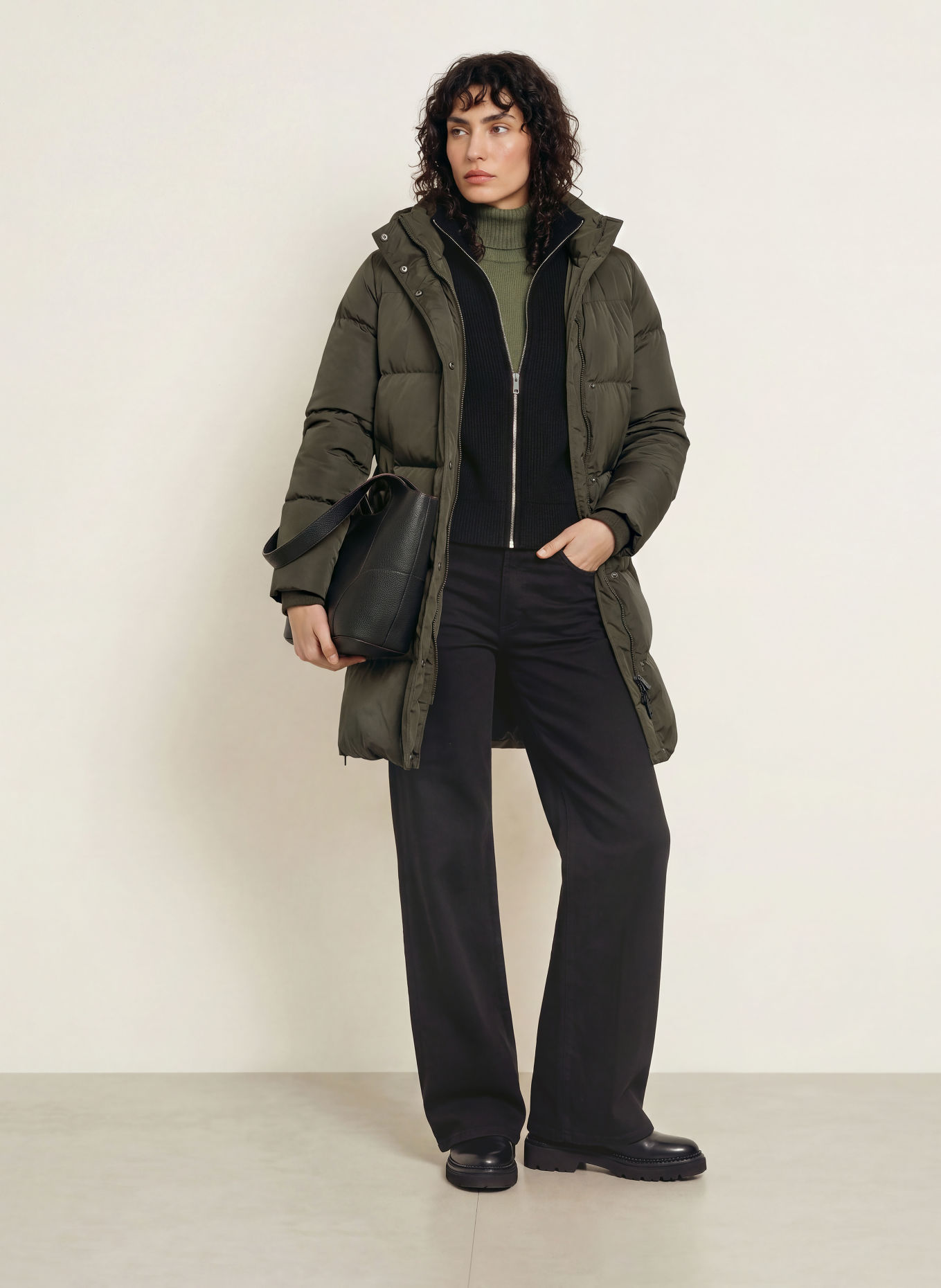 WOOLRICH Daunenjacke KELLY: DUNKELGRÜN