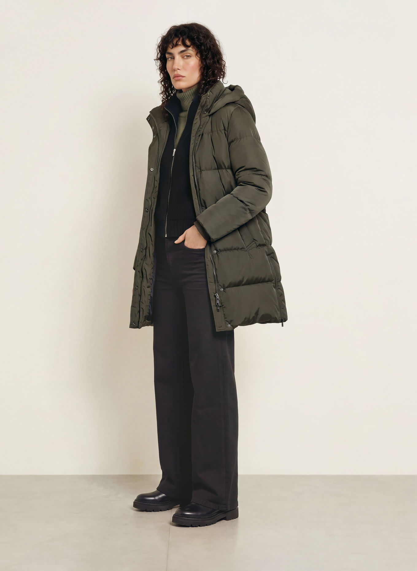 WOOLRICH Daunenjacke KELLY: DUNKELGRÜN