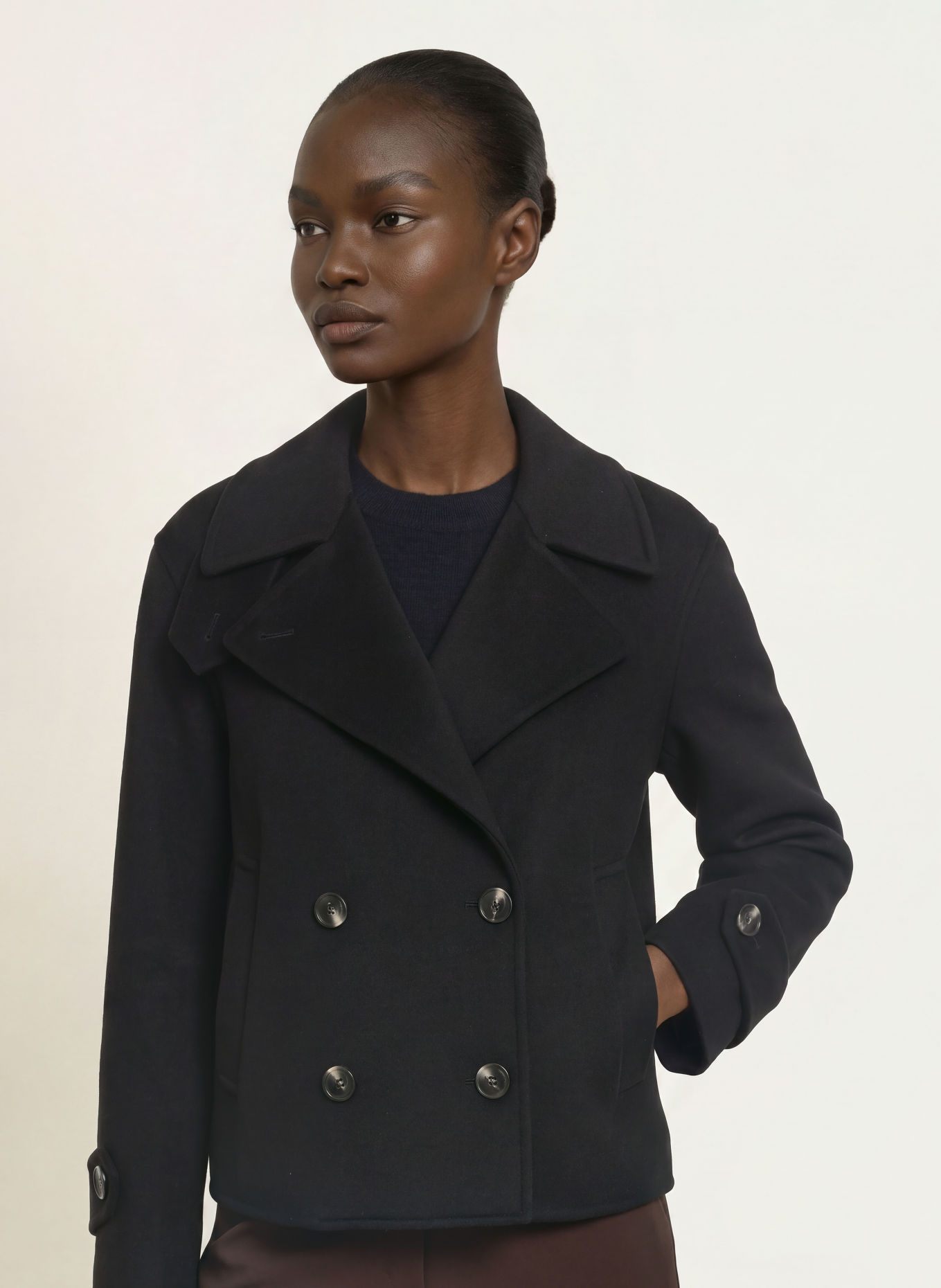 ANFINY Caban court SARAH: NOIR