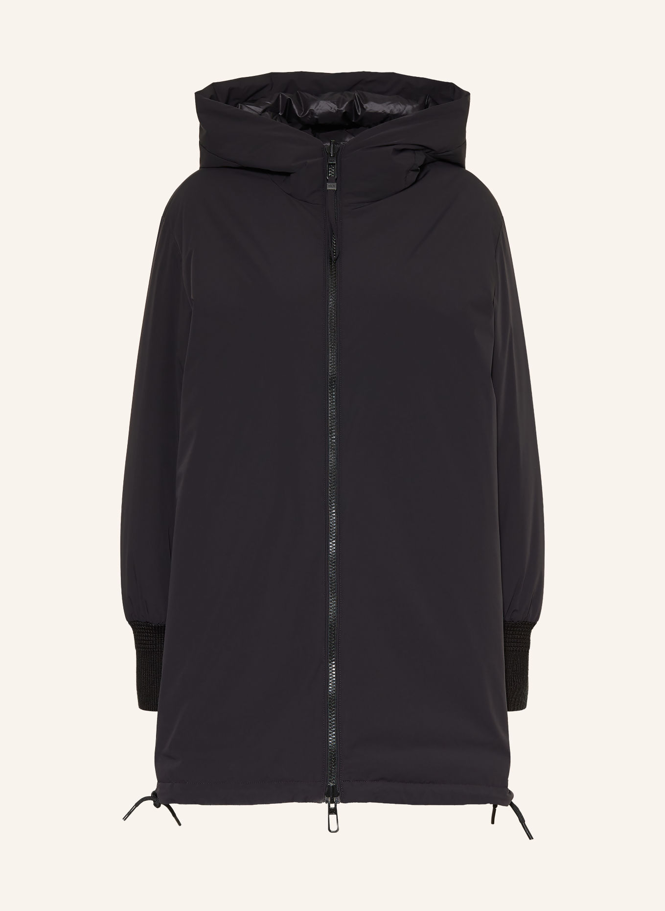 DUNO Lightweight-Daunenjacke RALIA zum Wenden: SCHWARZ