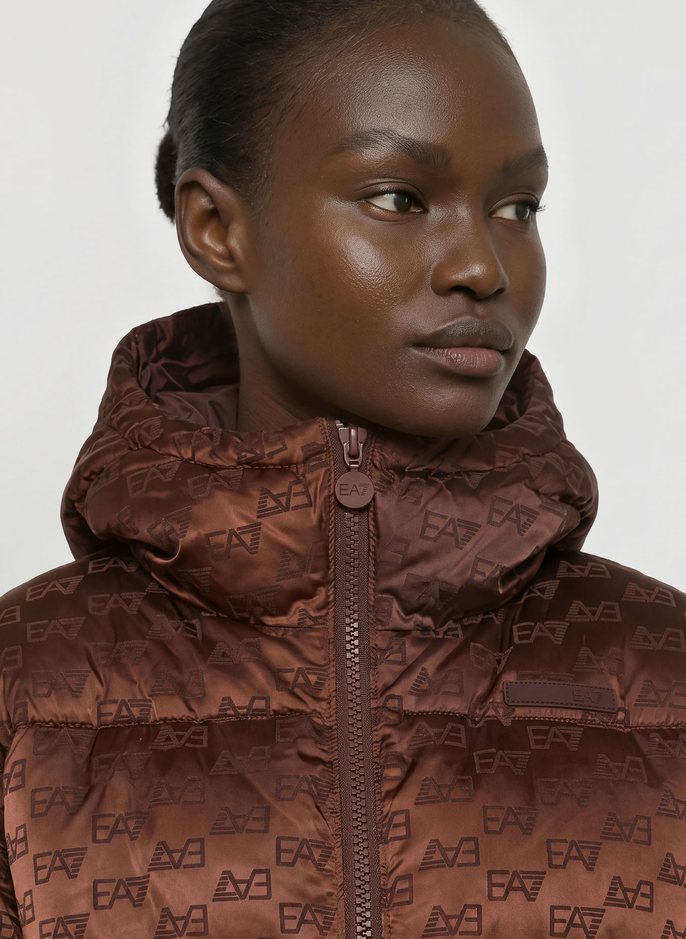 EA7 EMPORIO ARMANI Steppjacke: DUNKELBRAUN