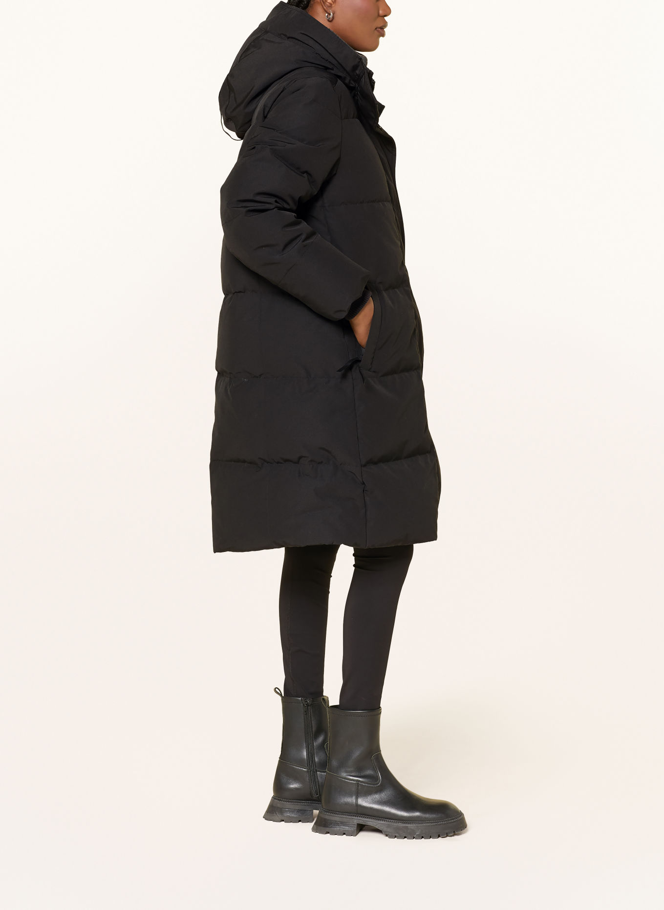 CANADA GOOSE Donsmantel LOUISE PARKA: ZWART