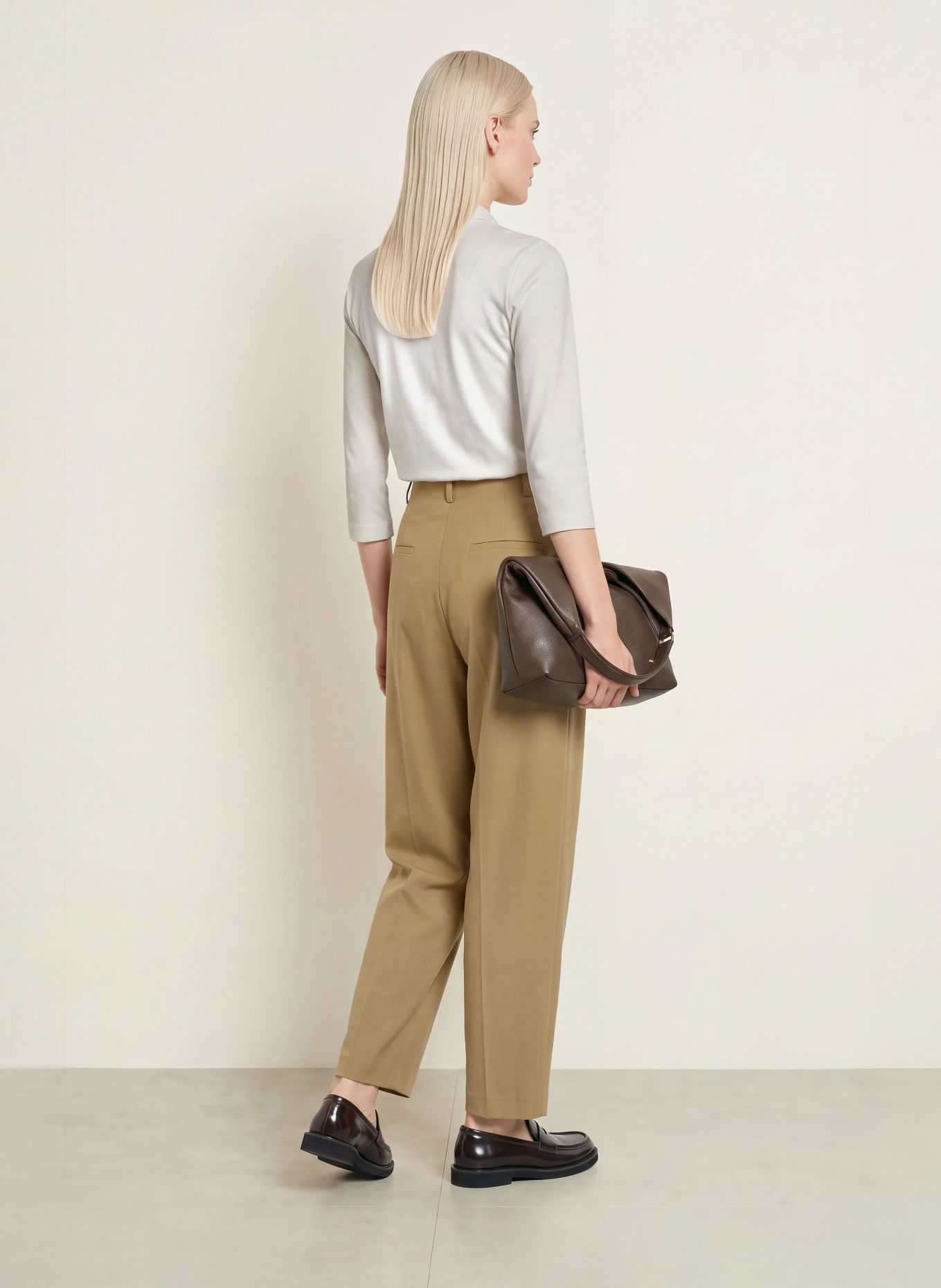 ZAÍDA Shirt with a boat neck: WHITE