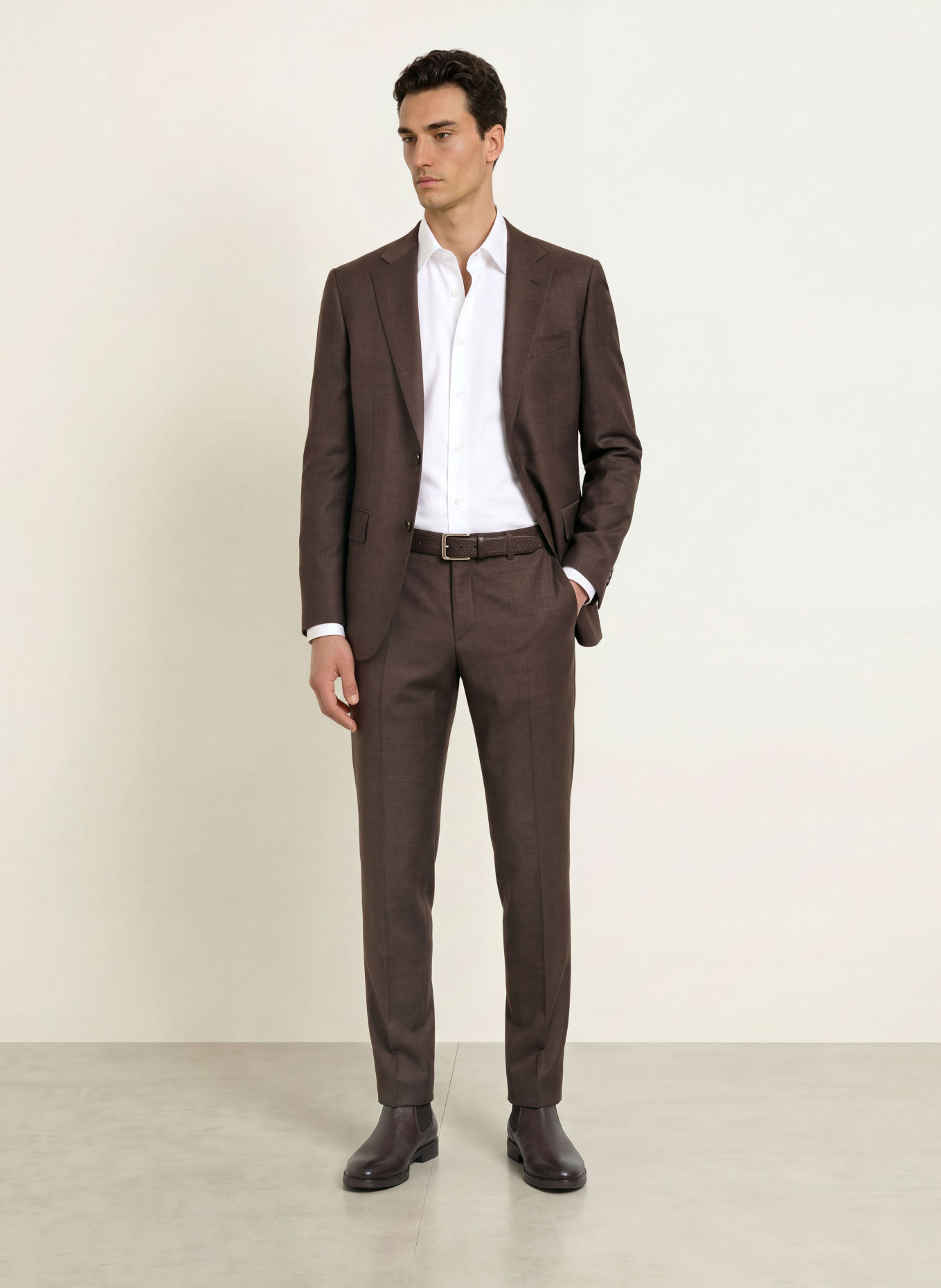 BOSS Pantalon GENIUS Extra Slim Fit: 212 MEDIUM BROWN