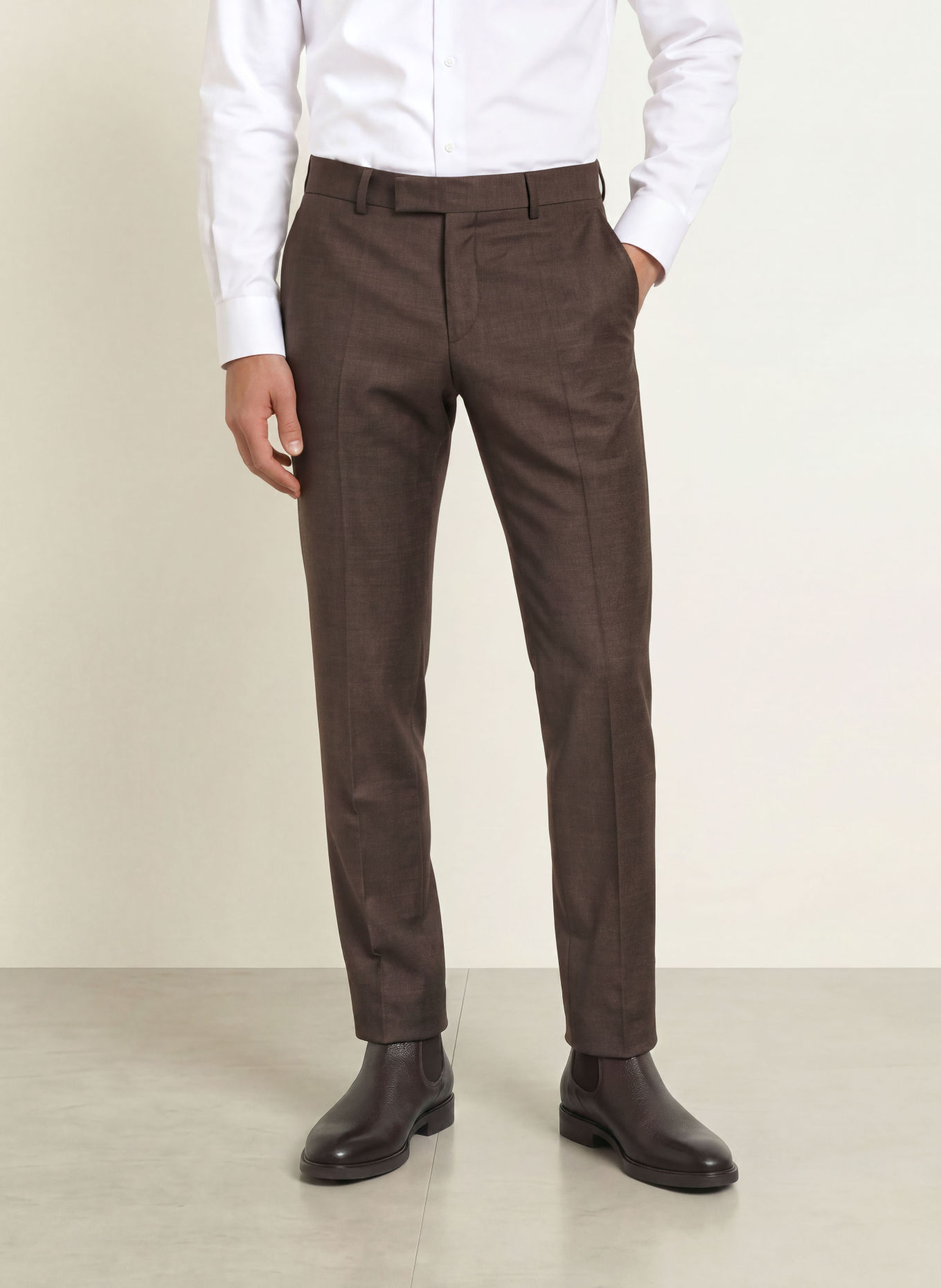 BOSS Pantalon GENIUS Extra Slim Fit: 212 MEDIUM BROWN