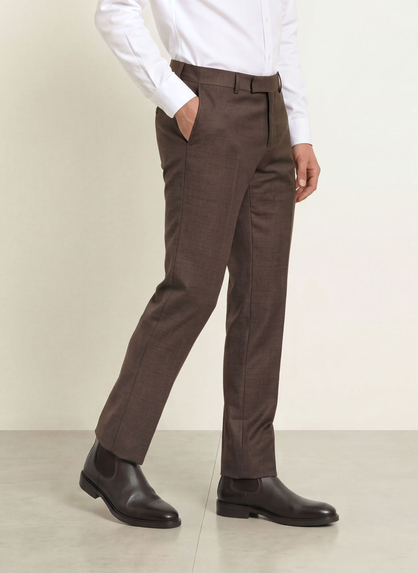 BOSS Pantalon GENIUS Extra Slim Fit: 212 MEDIUM BROWN