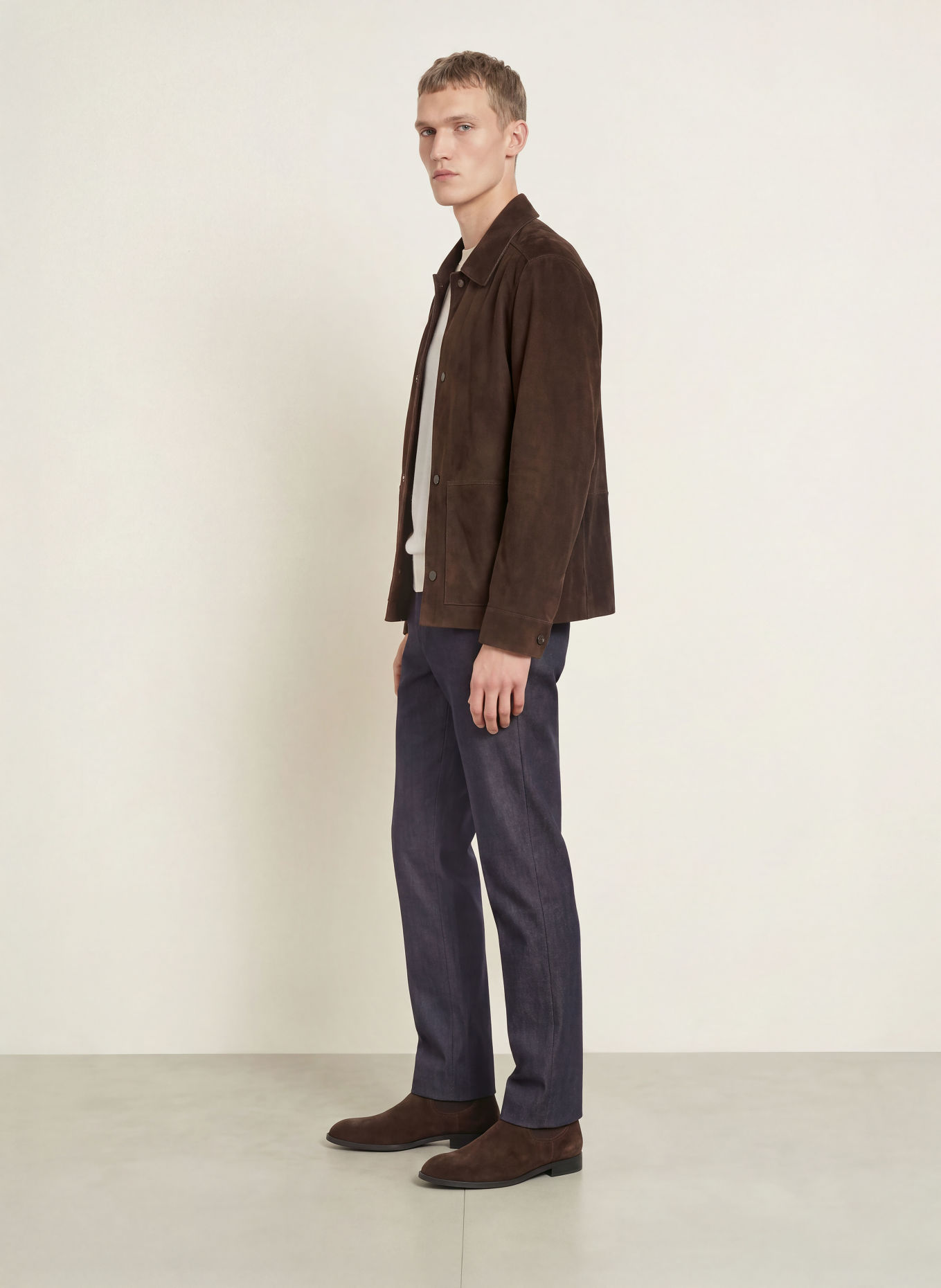 BOSS Broek PERINO Tapered Fit: DONKERBLAUW