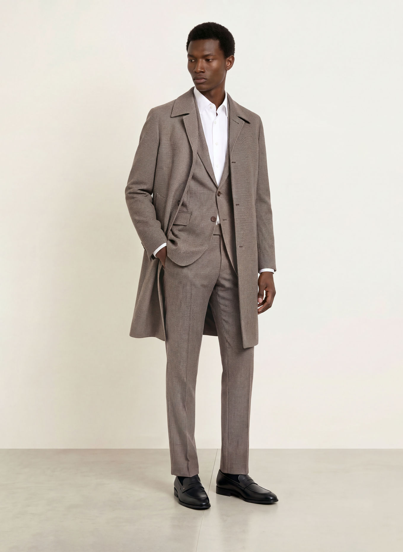BOSS Anzughose GENIUS Slim Fit: 209 DARK BROWN