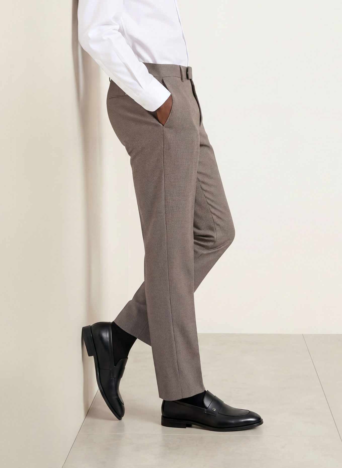 BOSS Anzughose GENIUS Slim Fit: 209 DARK BROWN