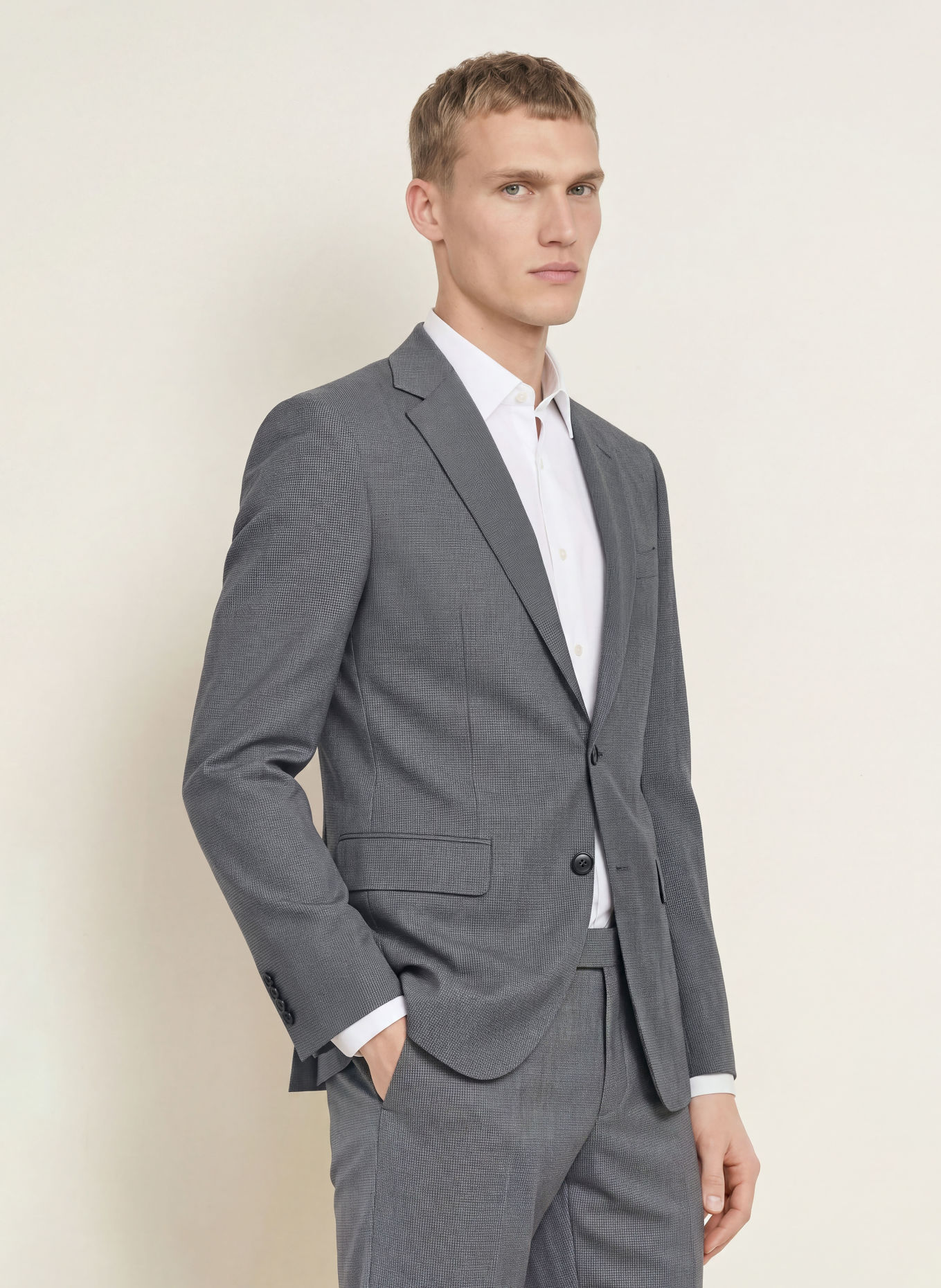 BOSS Suit jacket HUGE Slim Fit: 030 MEDIUM GREY