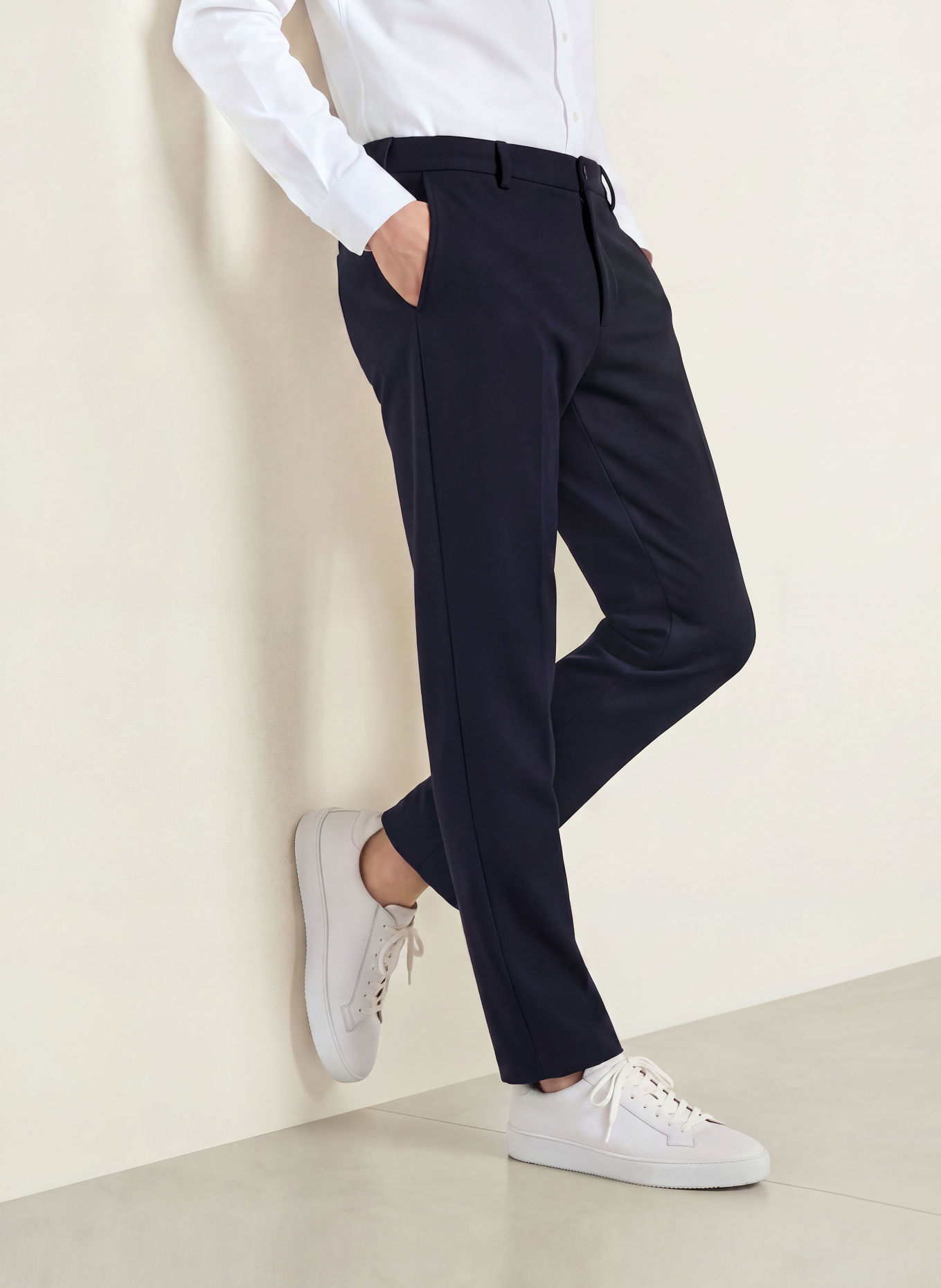 BOSS Pantaloni de costum PERIN Tapered Fit: 404 DARK BLUE