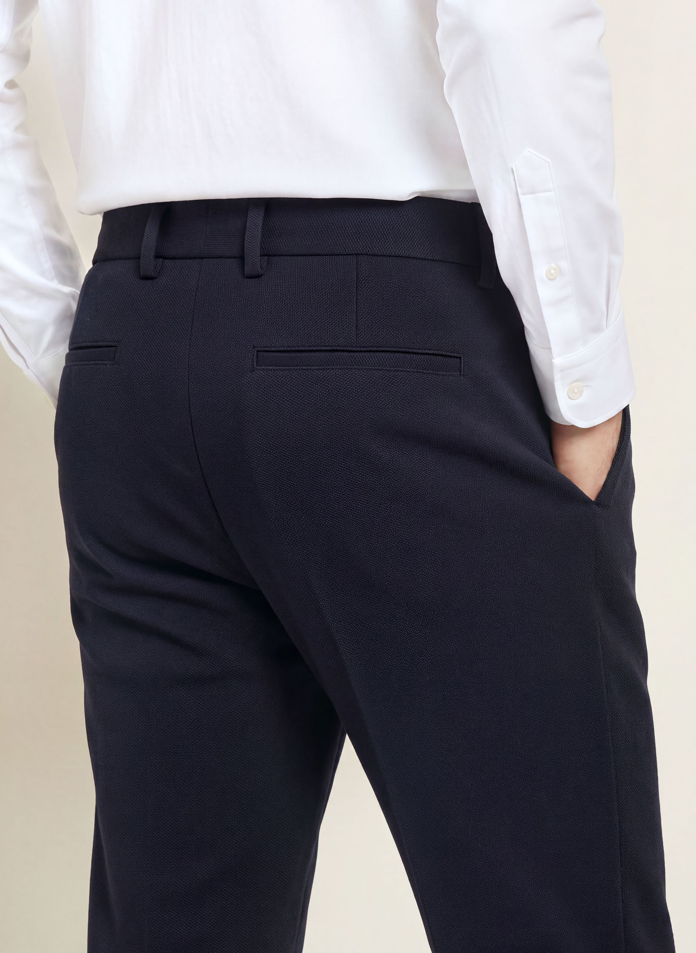 BOSS Pantaloni de costum PERIN Tapered Fit: 404 DARK BLUE