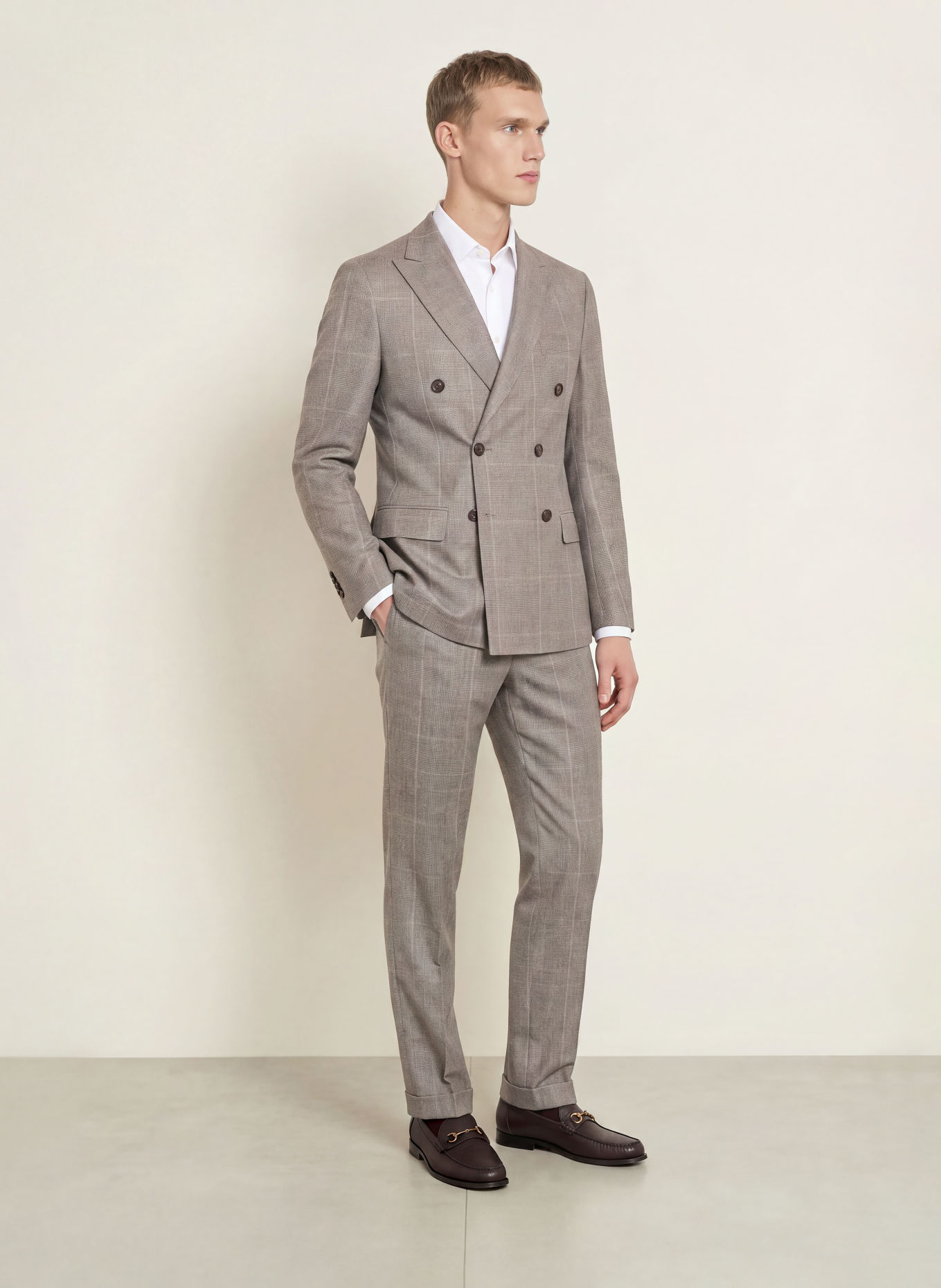 BOSS Pantalon GENIUS Slim Fit: 248 OPEN BROWN