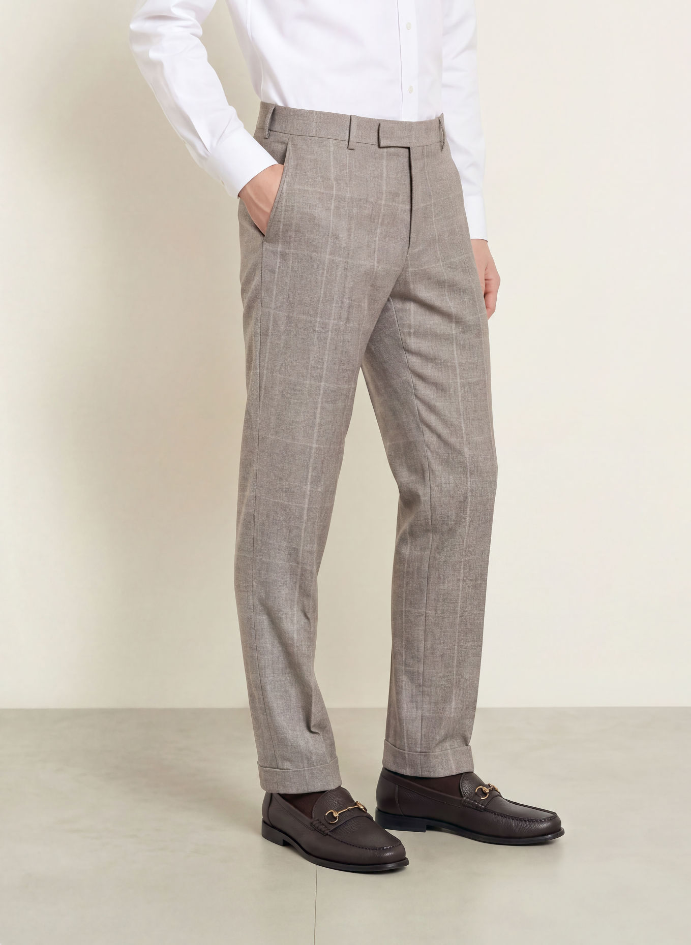 BOSS Pantalon GENIUS Slim Fit: 248 OPEN BROWN