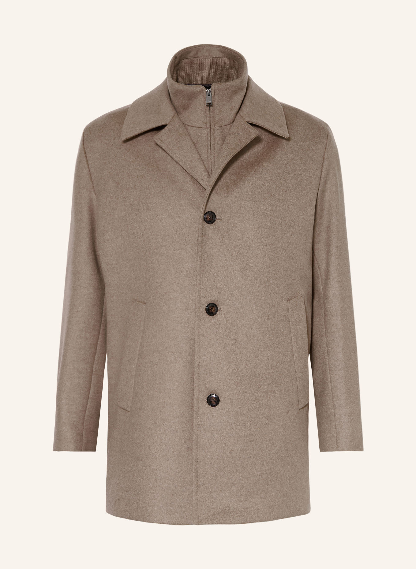 BOSS 2-in-1-Jacke CLARK: HELLBRAUN
