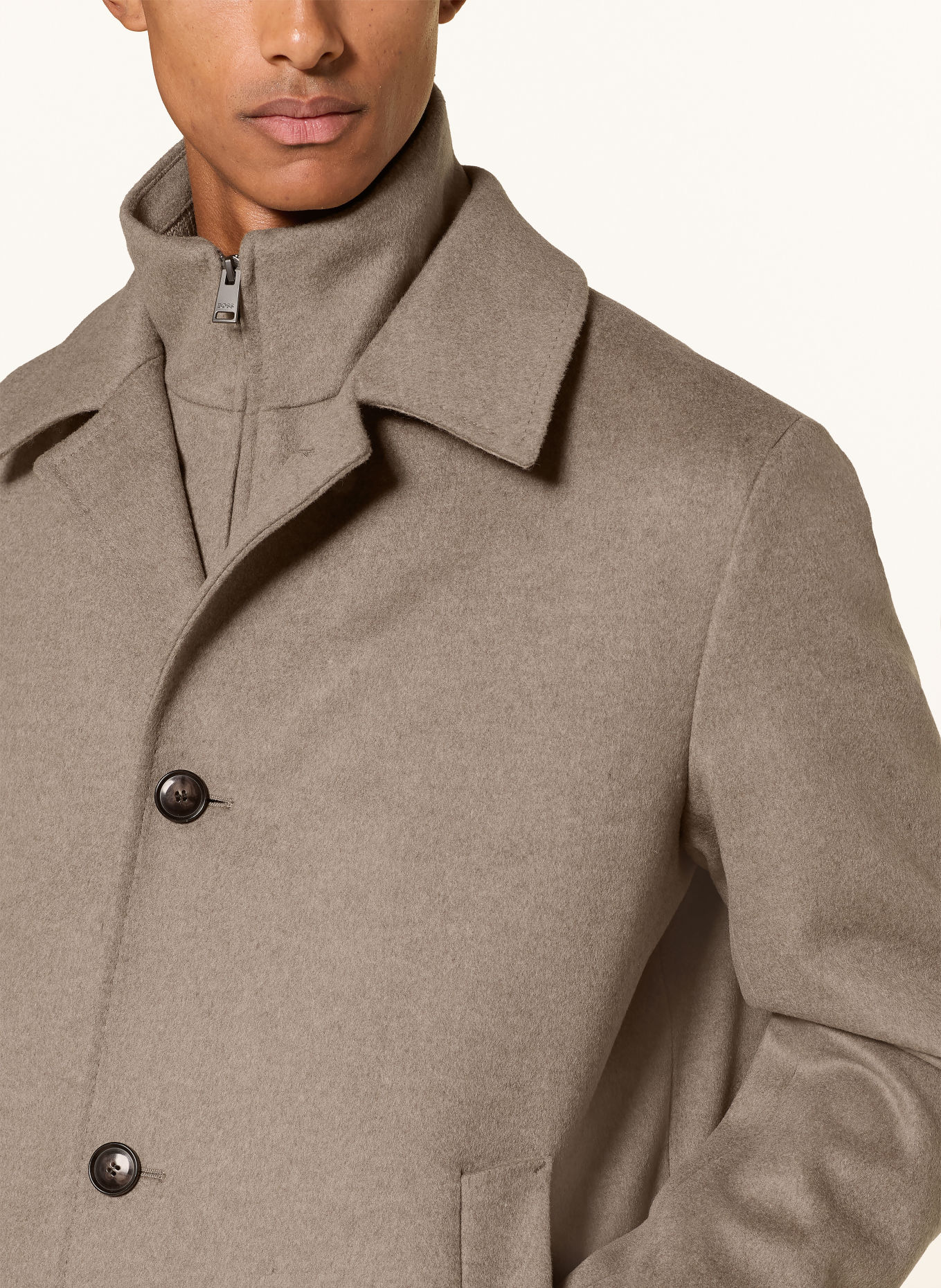 BOSS 2-in-1-Jacke CLARK: HELLBRAUN