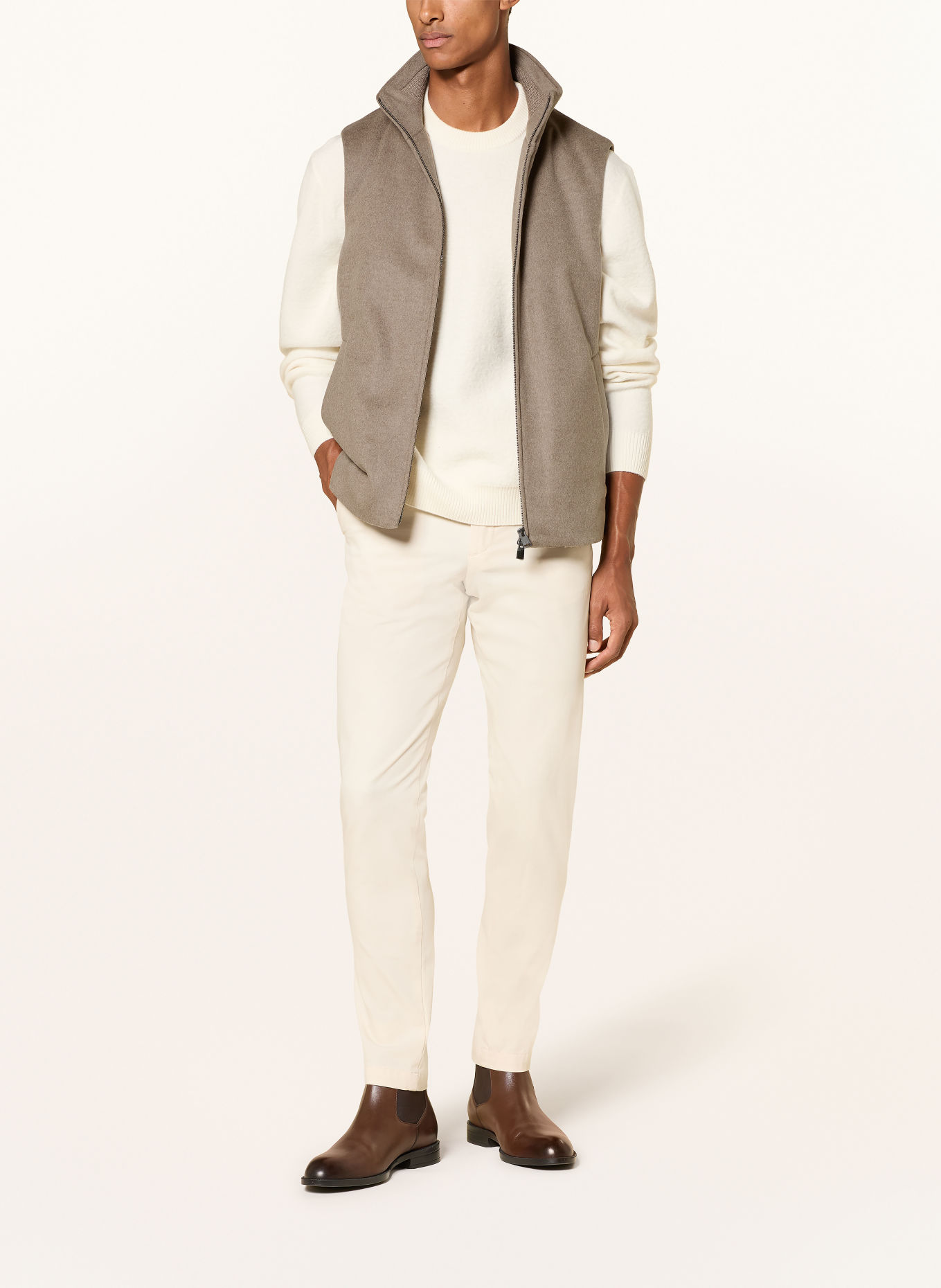 BOSS 2-in-1-Jacke CLARK: HELLBRAUN