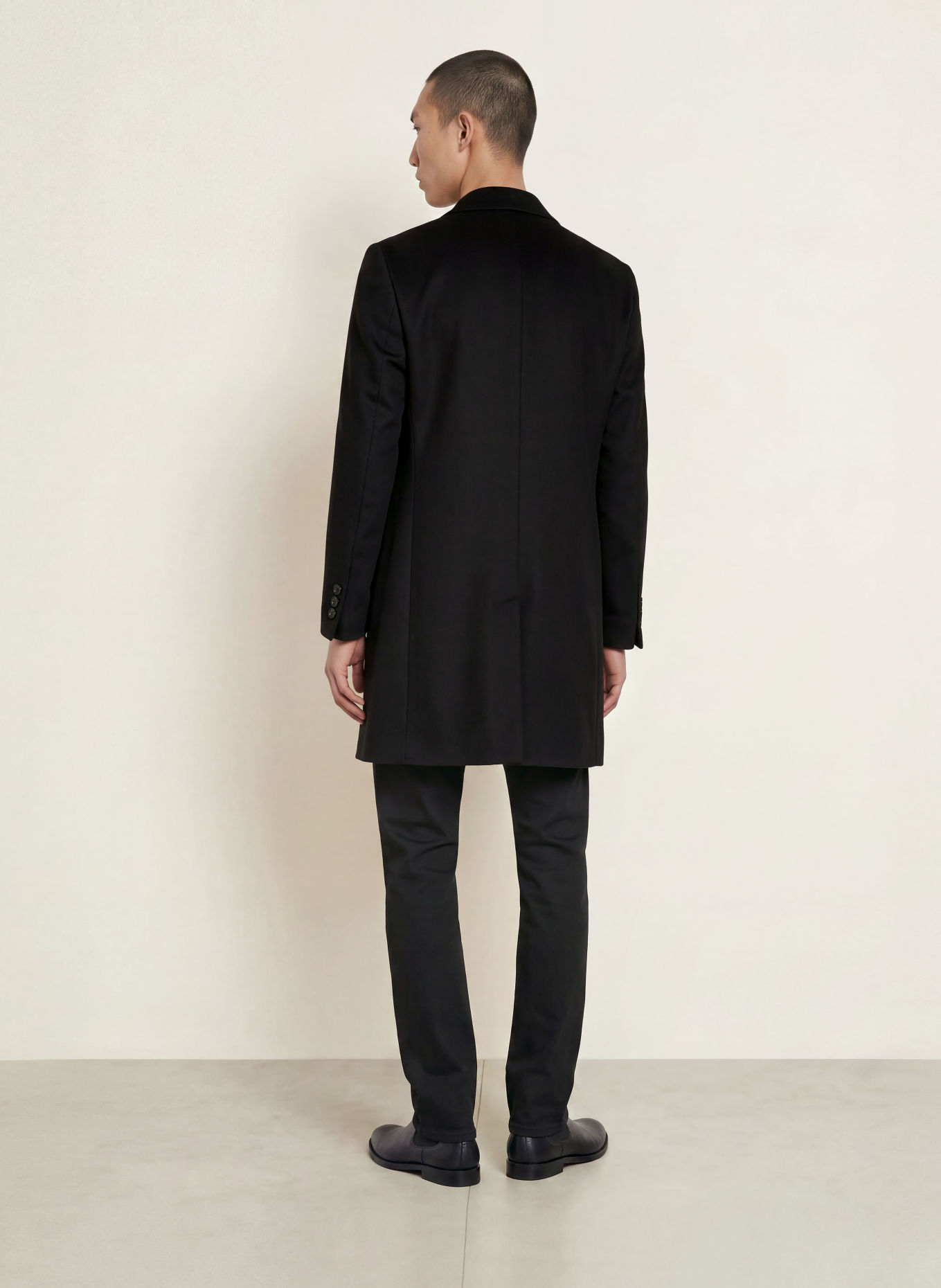 BOSS Wollmantel HYDE: SCHWARZ